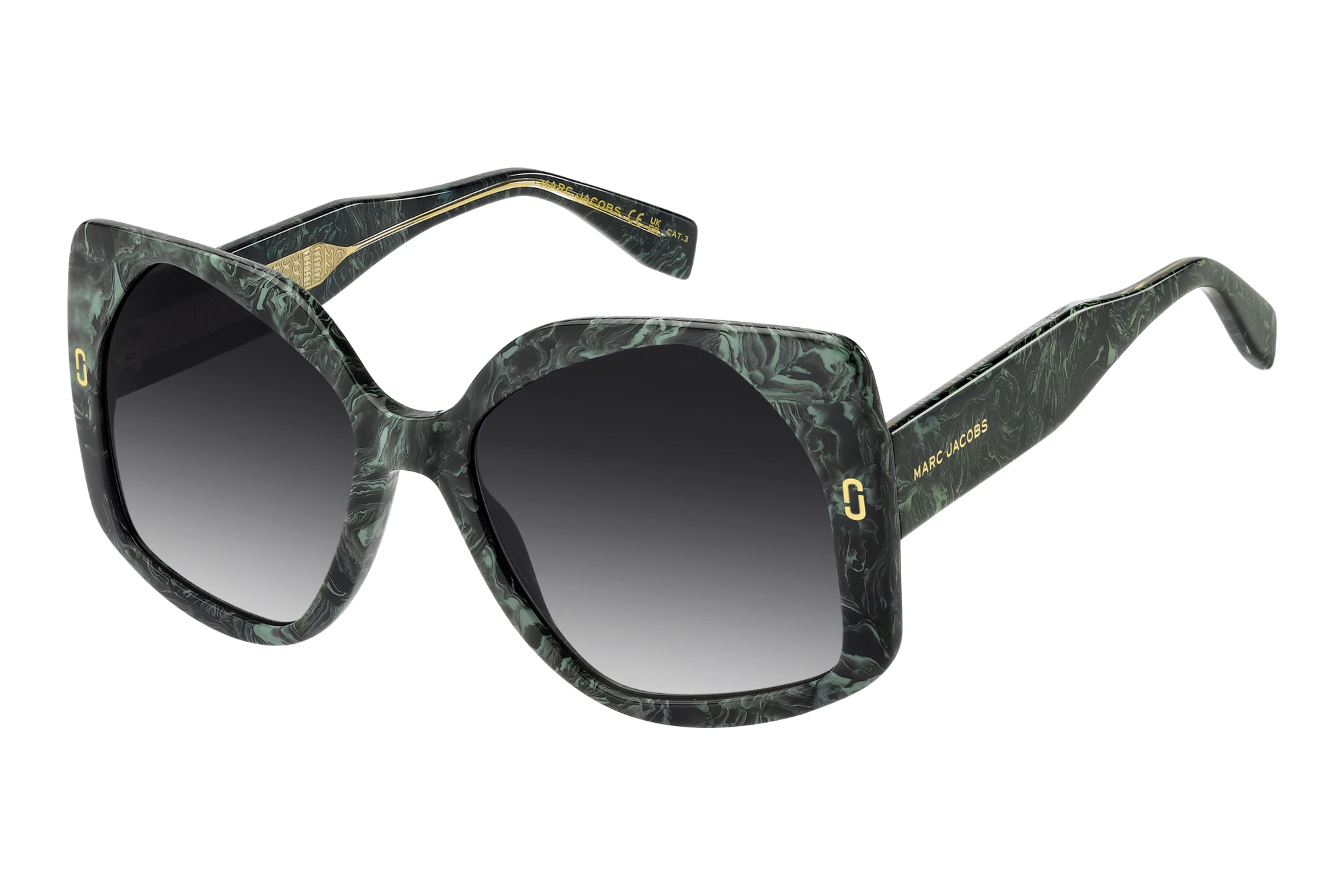 Marc Jacobs   MJ 1133/S JRI/9O DARK GREY SHADEDMARBLE GREEN