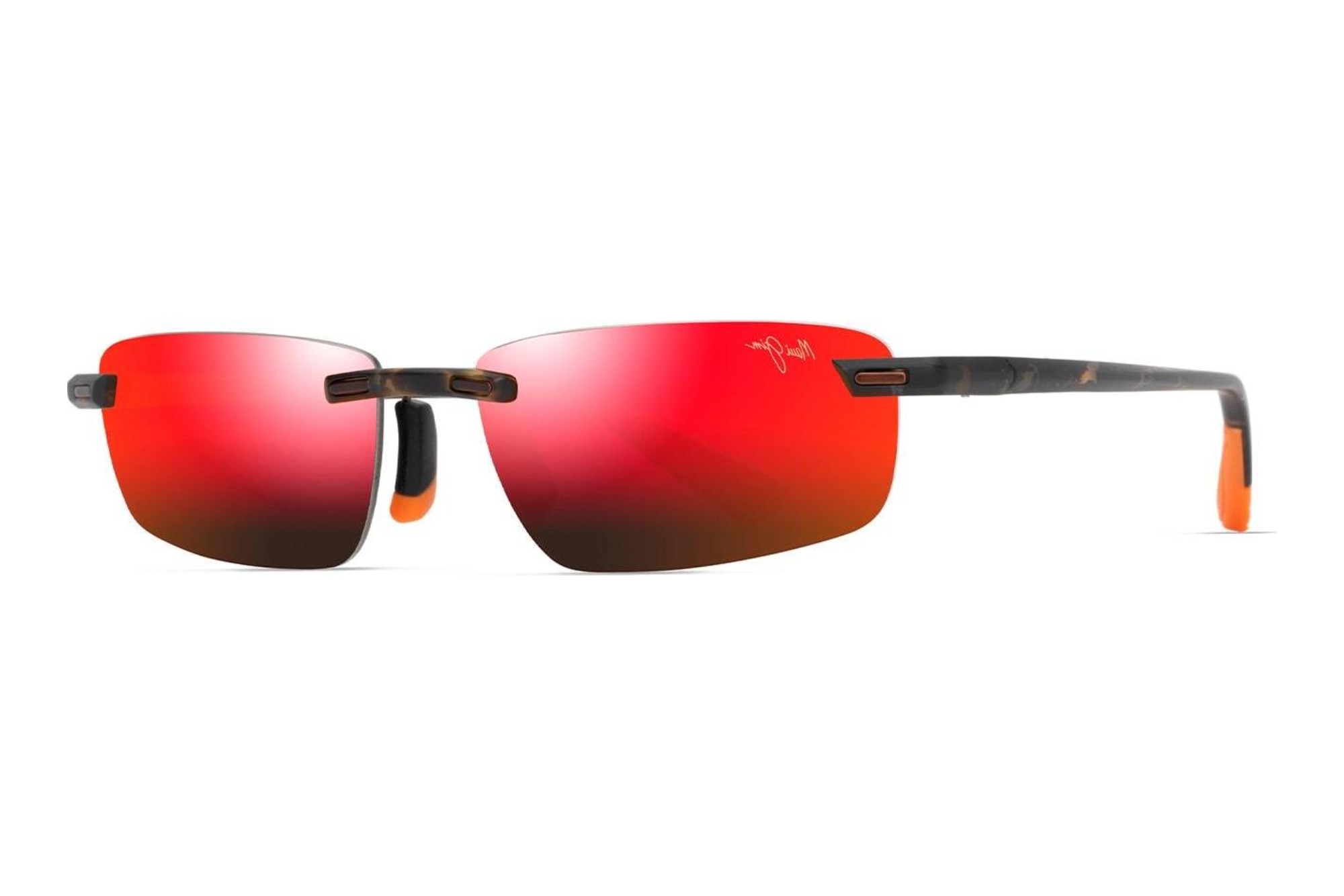 Maui Jim   Ilikou RM630-10 Hawaii Lava ™Matte Dark Havana