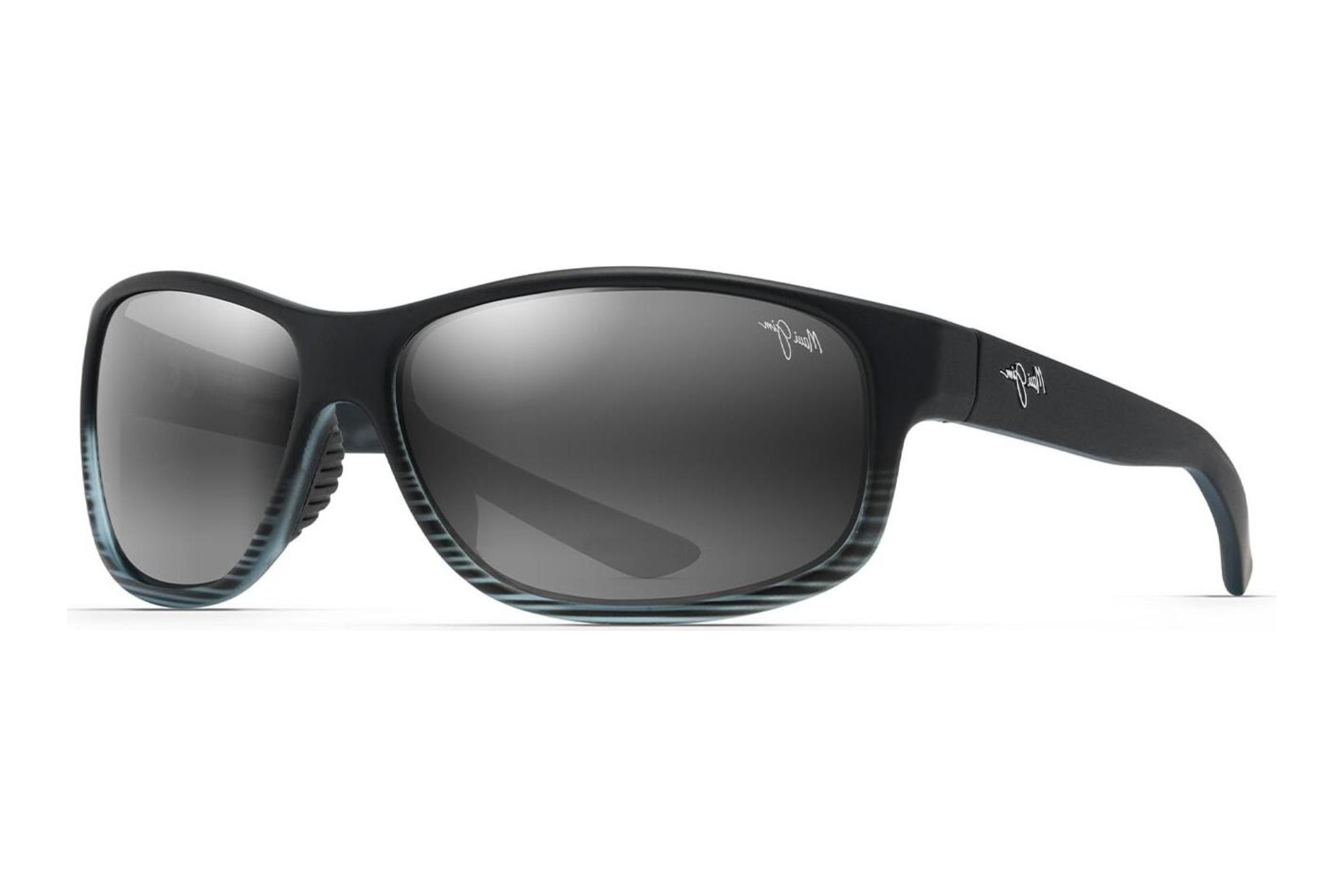 Maui Jim   Kaiwi Channel 840-11D Neutral GreyGrey Black Stripe