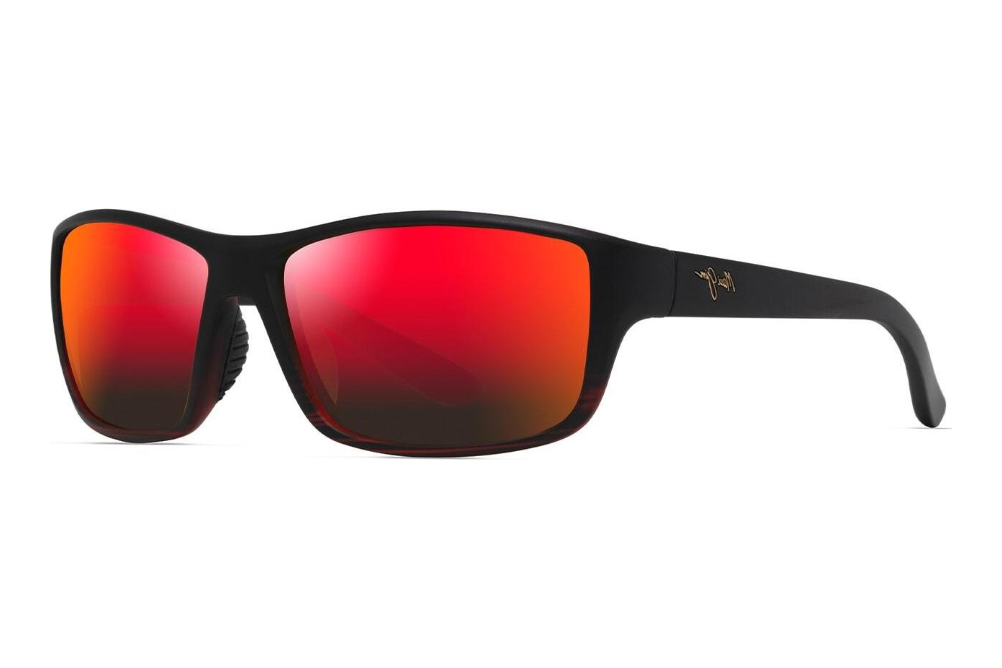 Maui Jim   Palakiko RM851-04 Hawaii Lava ™Red Stripe w/Black Fade