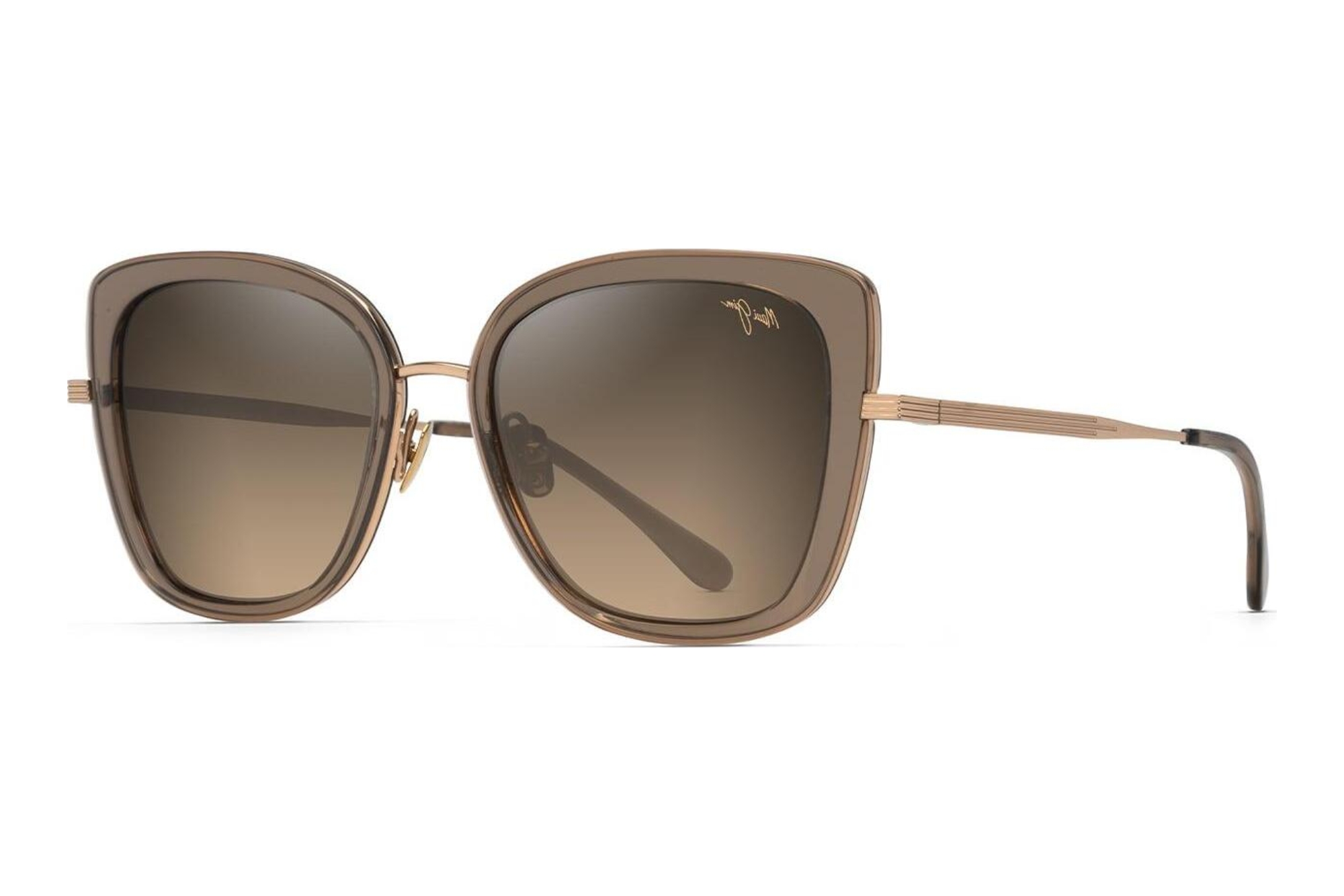 Maui Jim   Violet Lake HS843-24A HCL® BronzeTrans Taupe w/Gold
