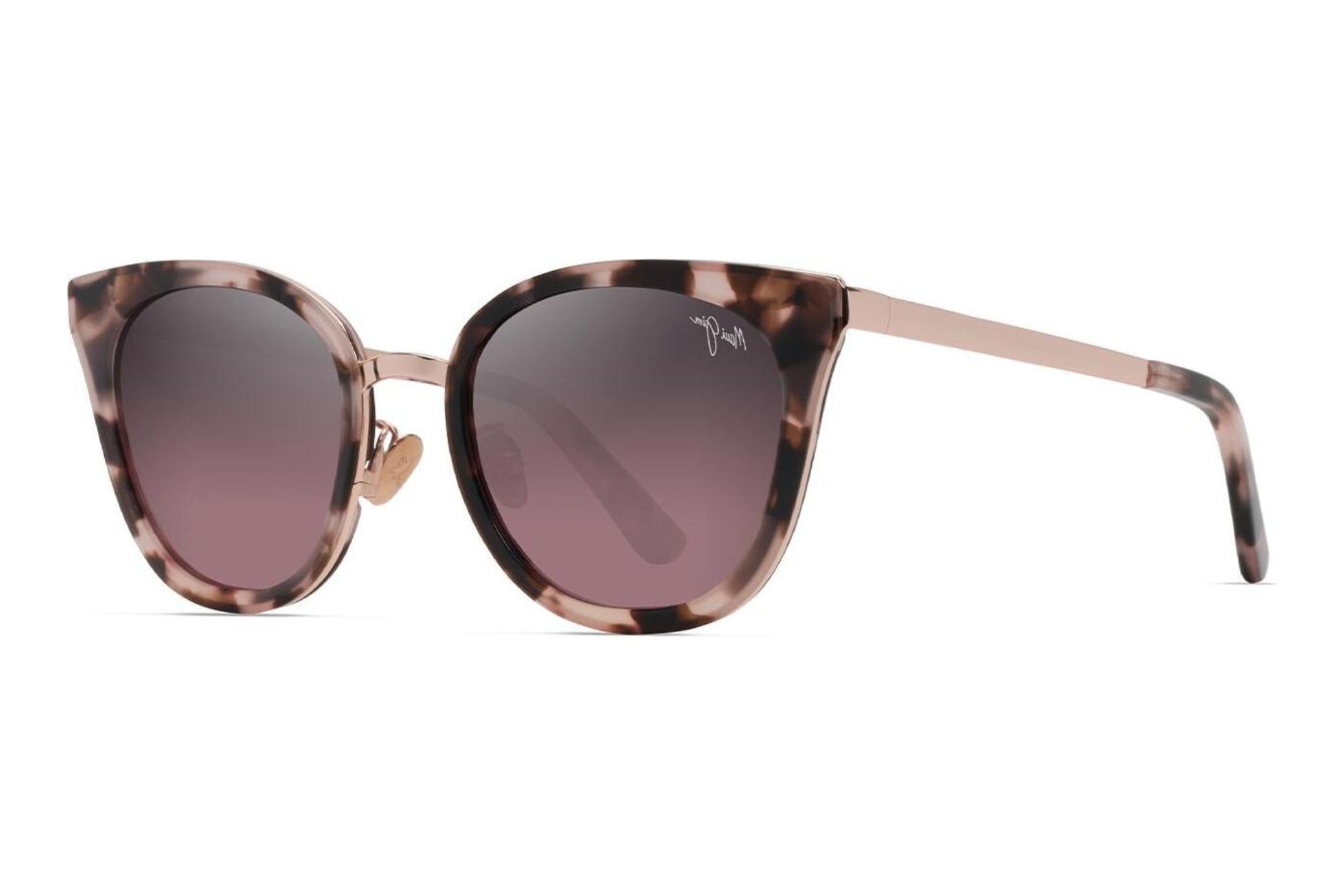 Maui Jim   Wood Rose RS870-09 Maui Rose®Pink Tortoise w/Rose Gold