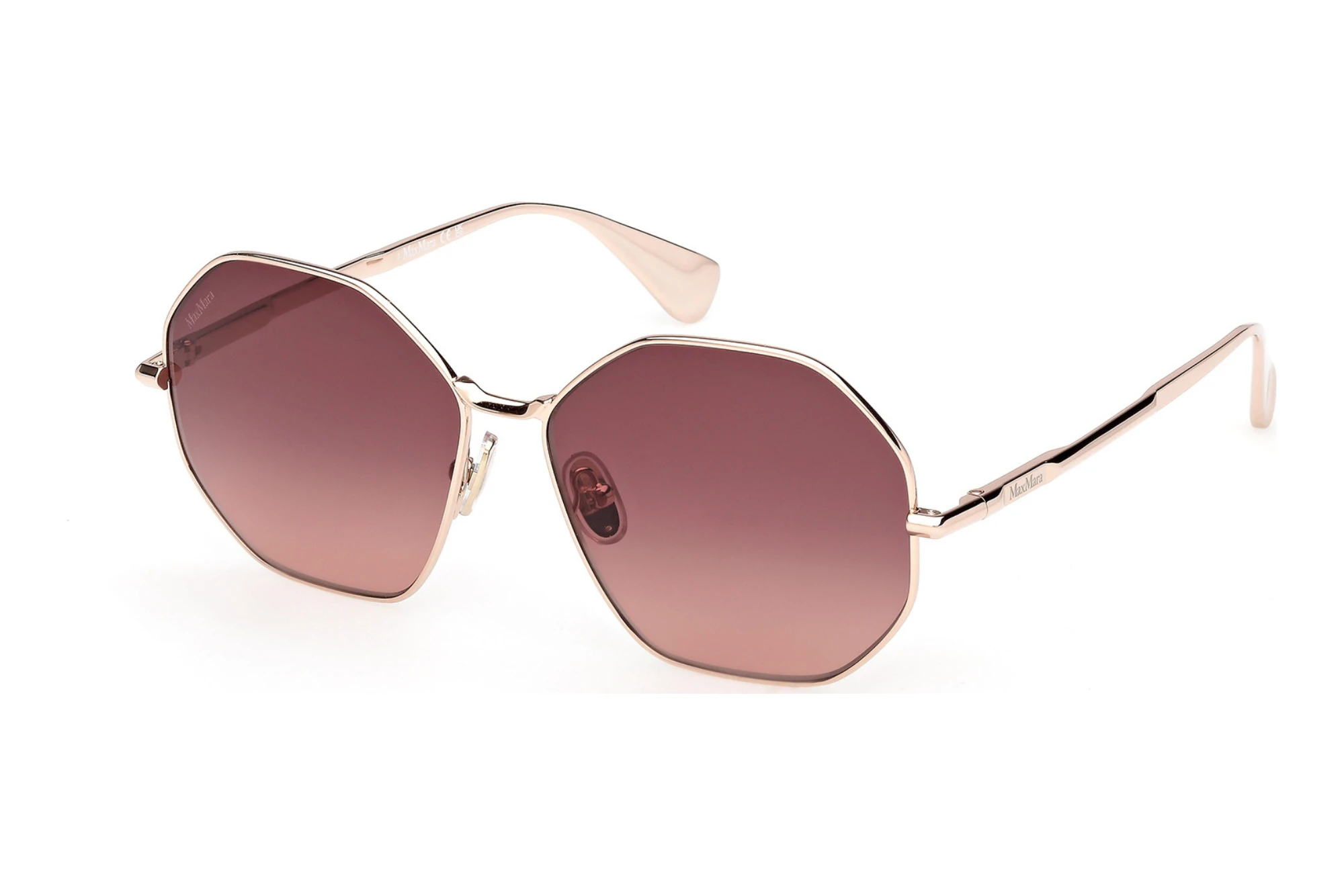 Max Mara   MM0168 28F braun verlaufendGlänzend Rose Gold
