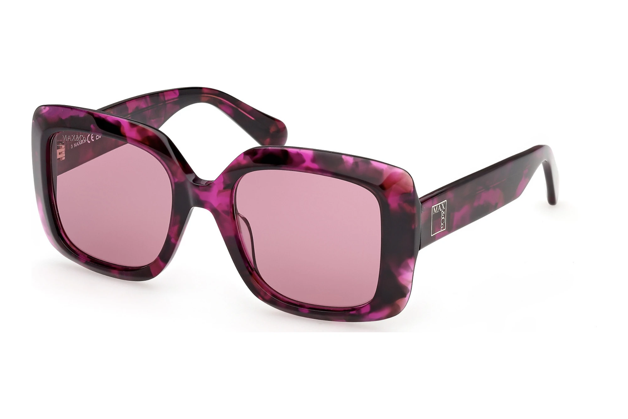 Max & Co.   MO0153 55Y violettBunt Havanna