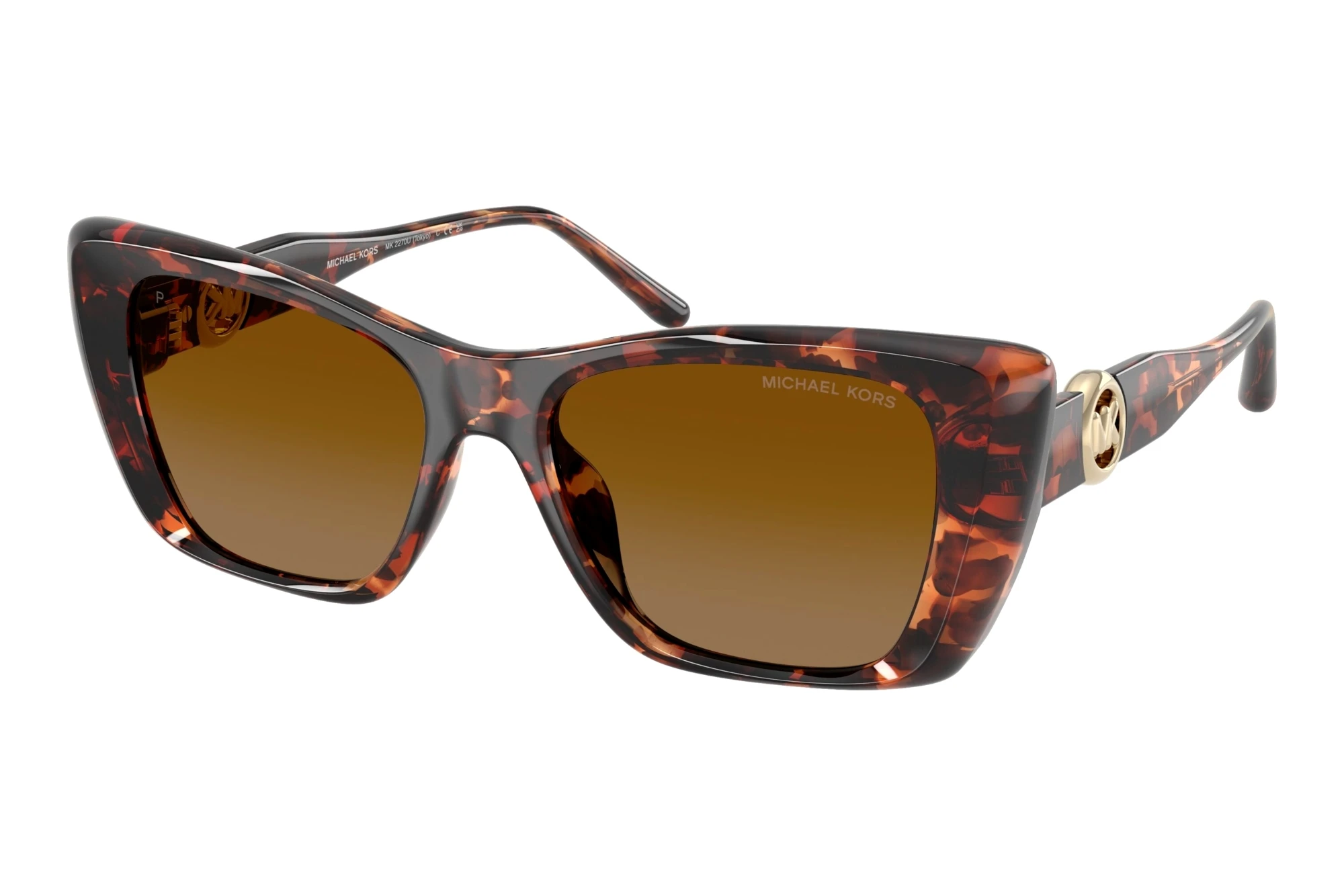 Michael Kors   MK2270U 40319P Brown Gradient PolarizedLuggage Tortoise