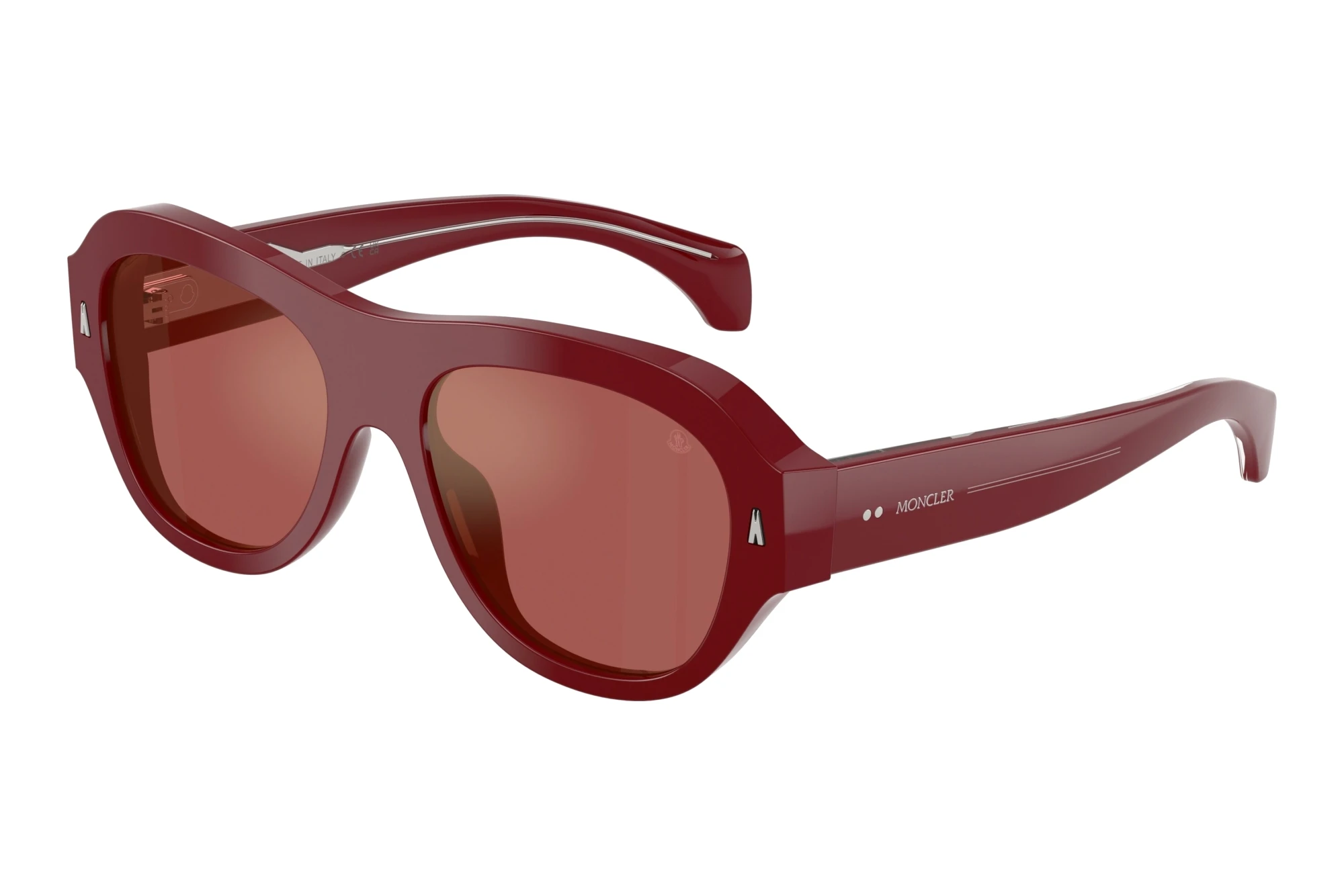 Moncler   ME6015U 302654 Aubergine SolidShiny Opal Pink