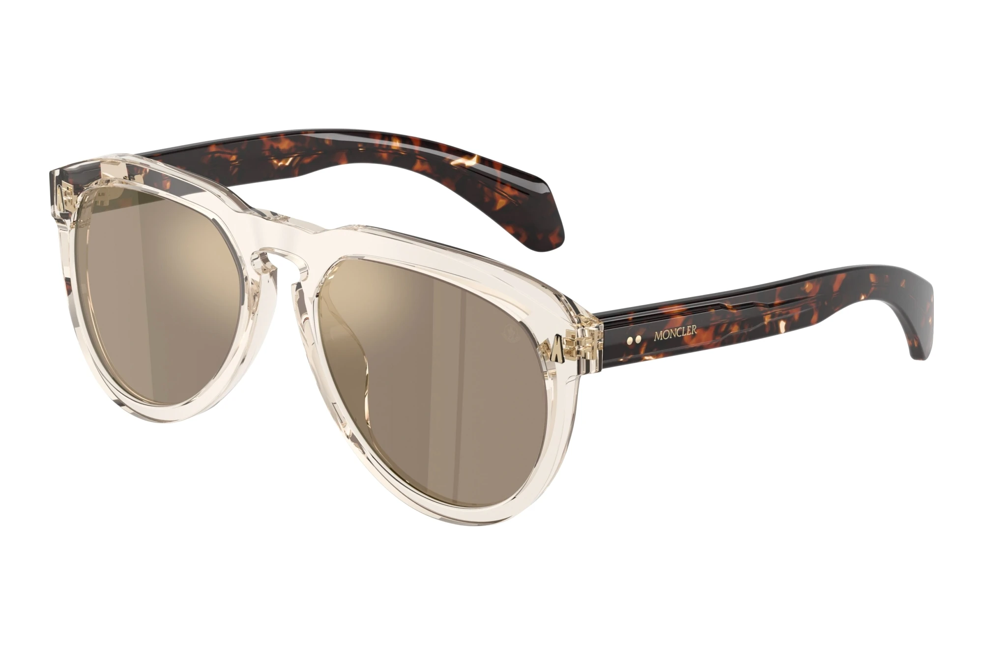 Moncler   ME6020U 30035A Mirror GoldTransparent Butter