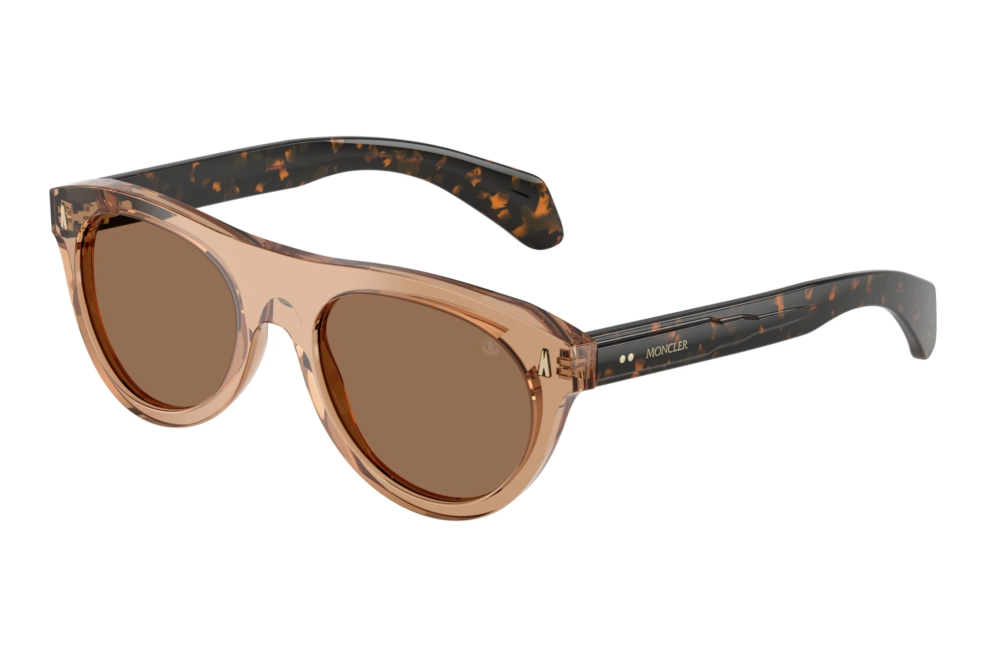 Moncler   ME6022U 303773 Dark BrownShiny Transparent Brown