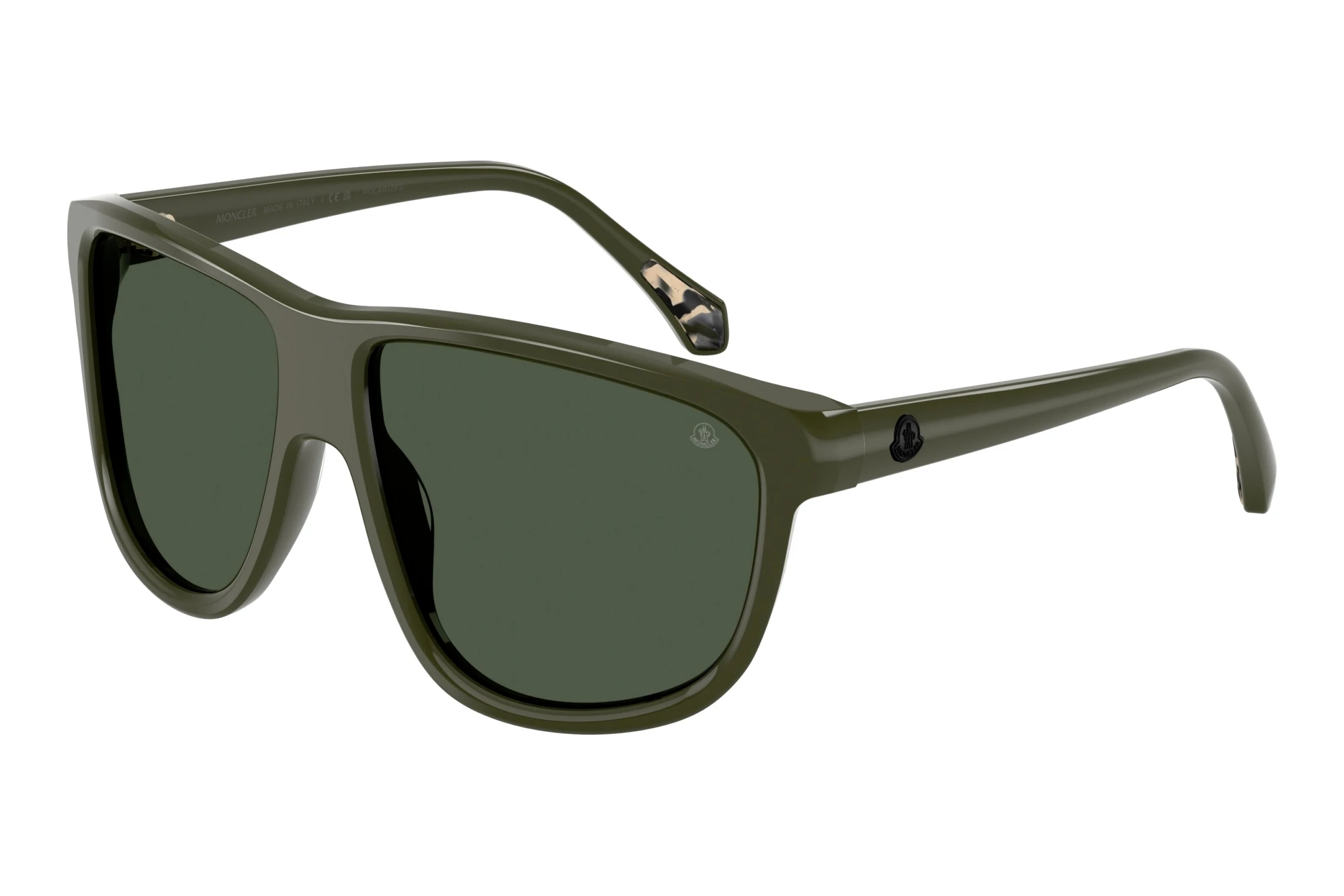 Moncler   ME6032U 30529A Polarized Dark GreenShiny Army Green