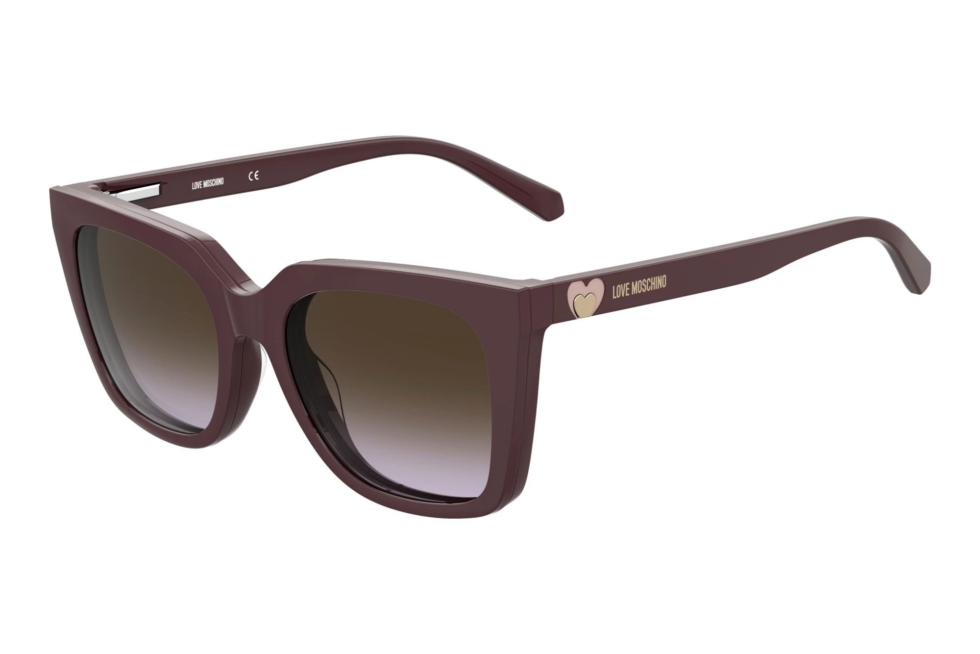 Moschino   MOL055/CS 0T7/QR BROWN VIOLET DOUBLESHADEPLUM