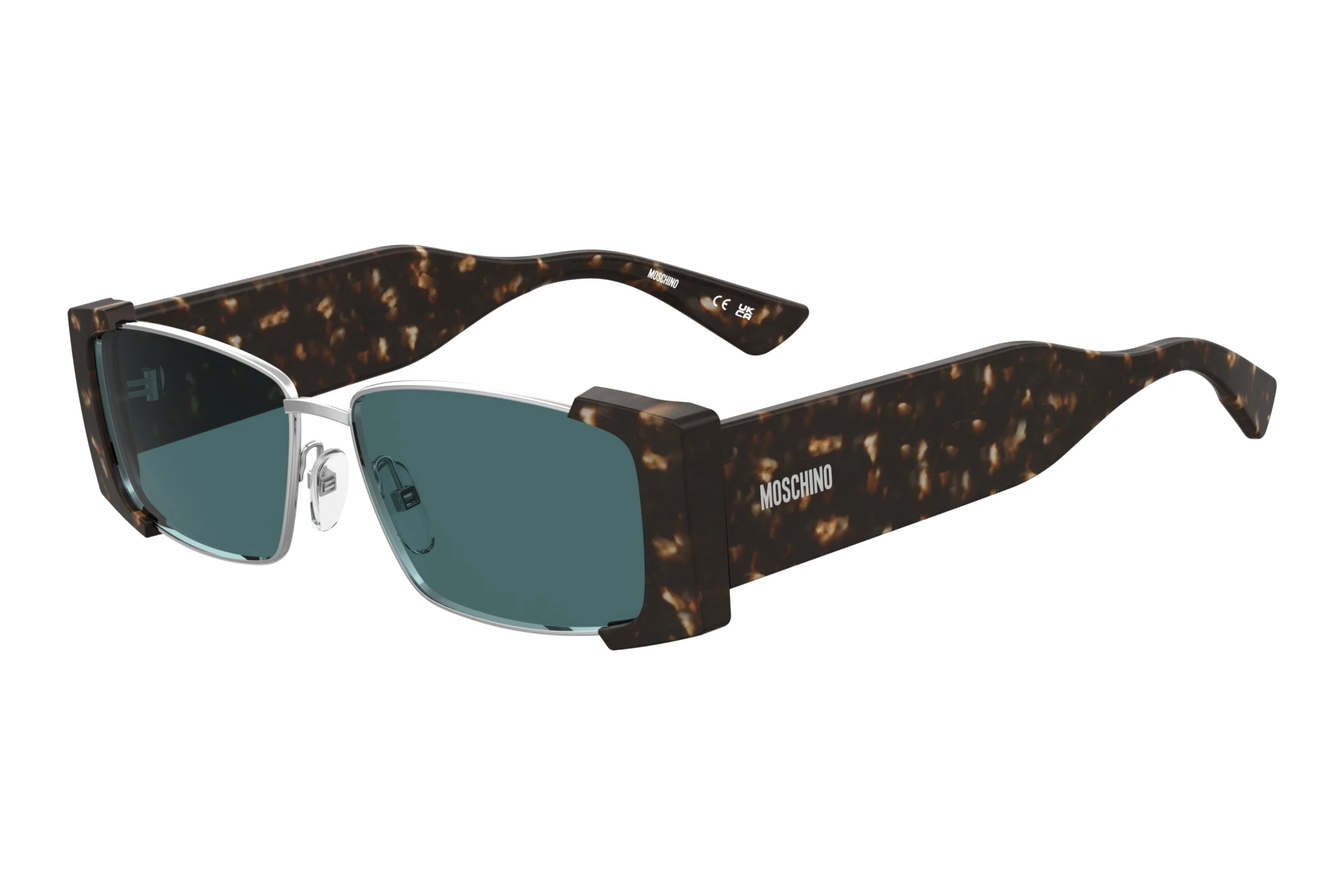 Moschino   MOS206/S 45Z/KU BLUEHAVANA SILVER