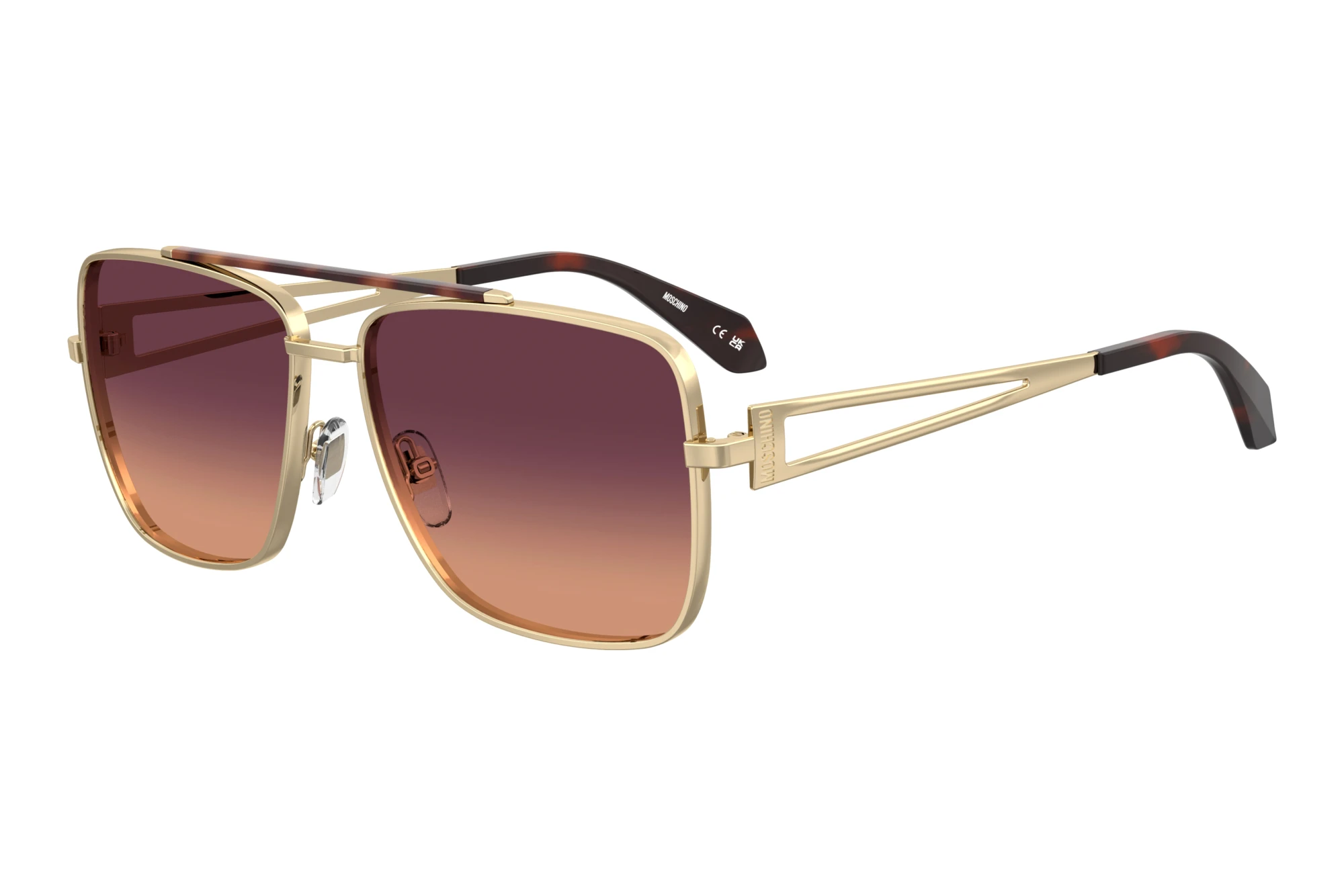 Moschino   MOS218/S 000/3X BURGUNDY SHADEDROSE GOLD