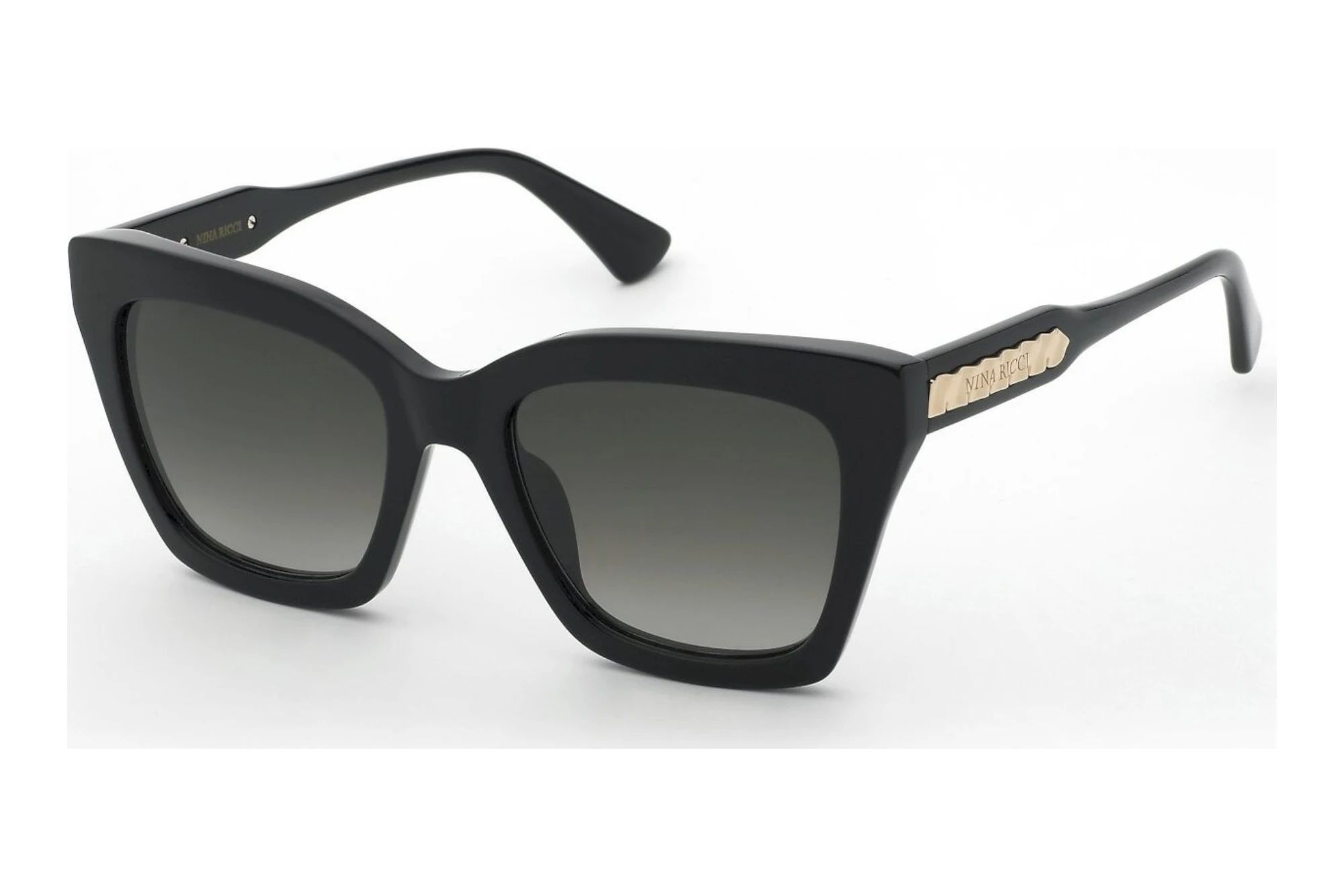Nina Ricci   SNR463 0700 SMOKE GRADIENT SMOKESHINY BLACK