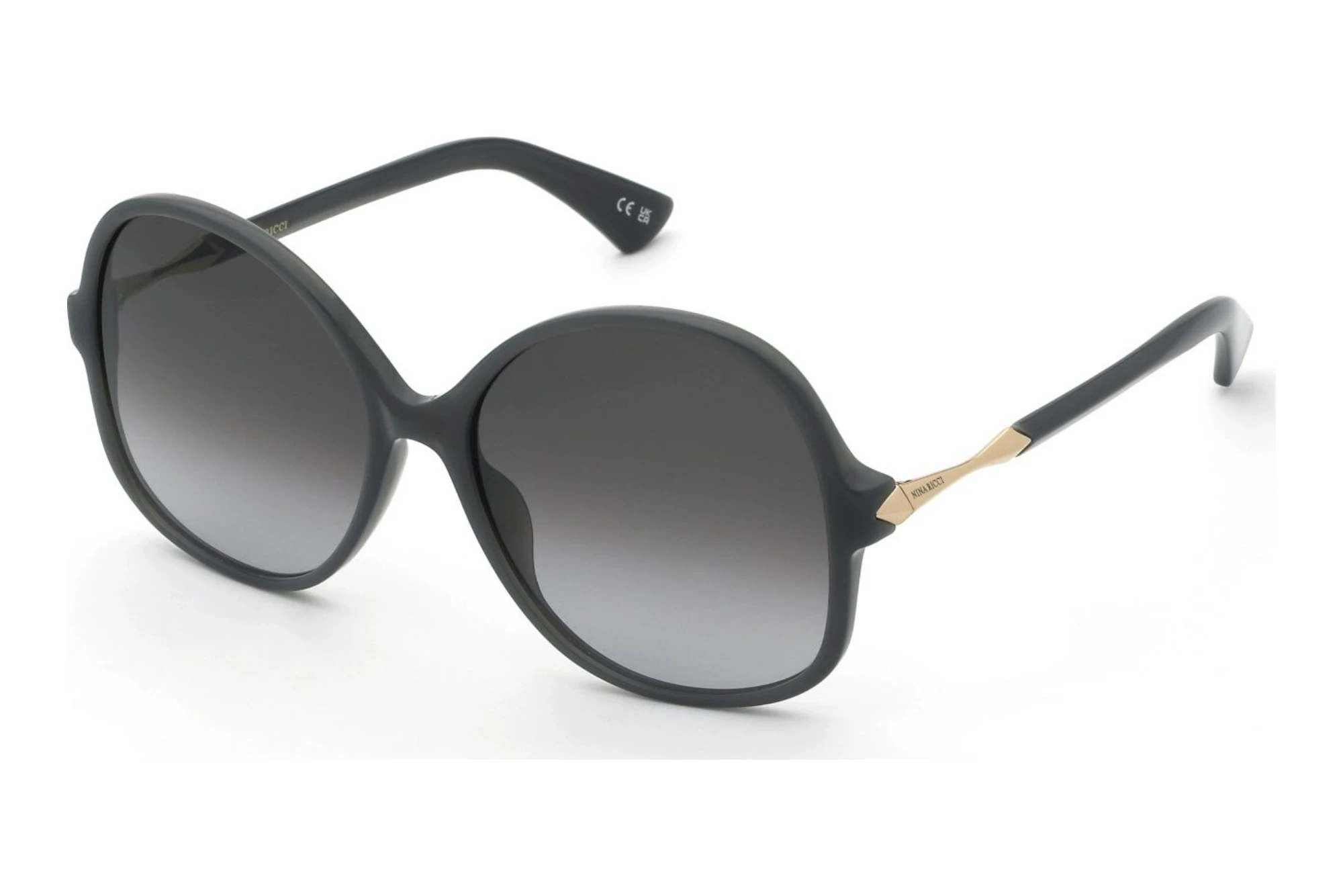 Nina Ricci   SNR480 0956 SMOKE GRADIENT BLUESHINY OPLALINE BLUE