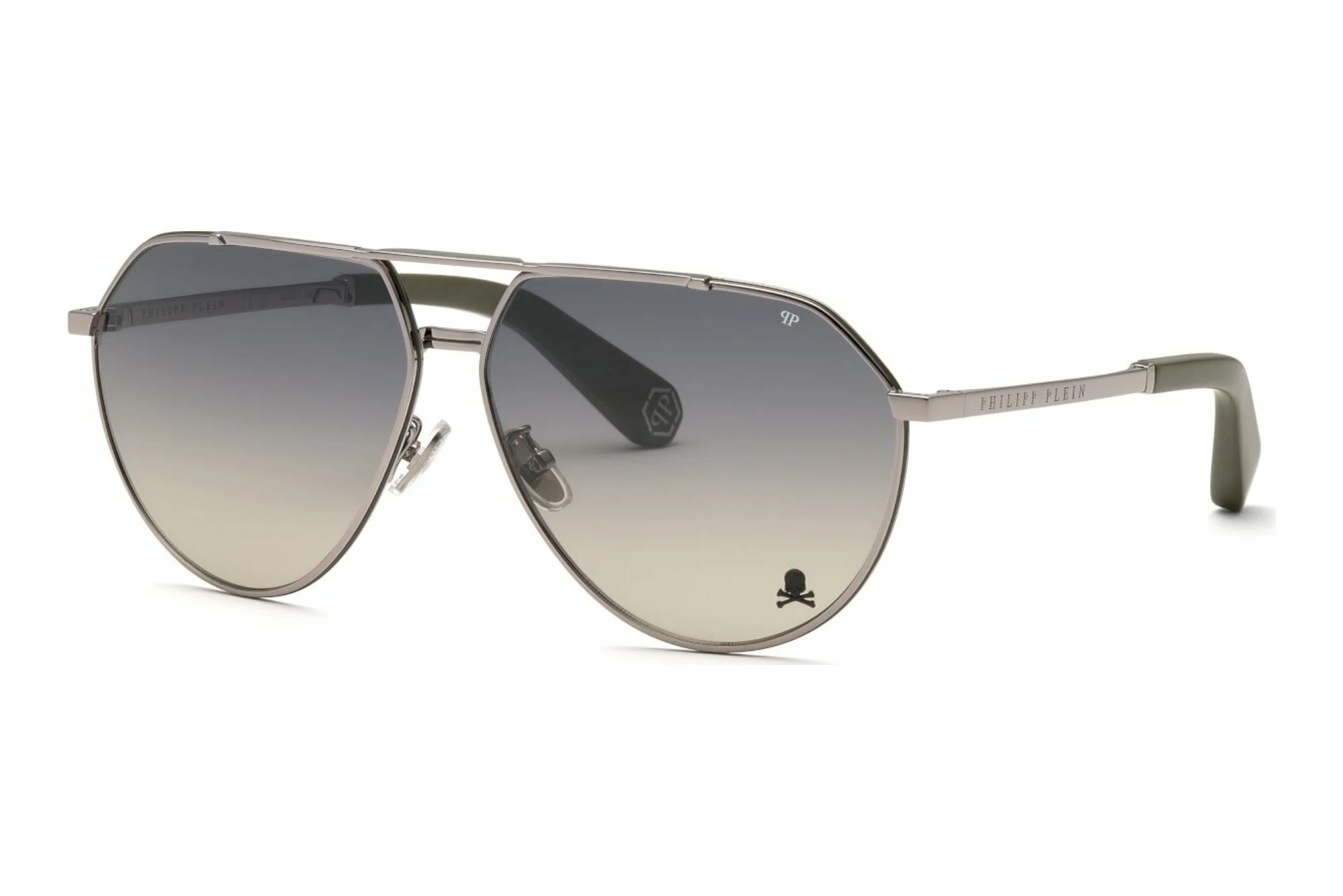 Philipp Plein   SPP007V 0508 SMOKE GRADIENT SMOKETOTAL SHINY RUTHENIUM W/COLOURED PARTS