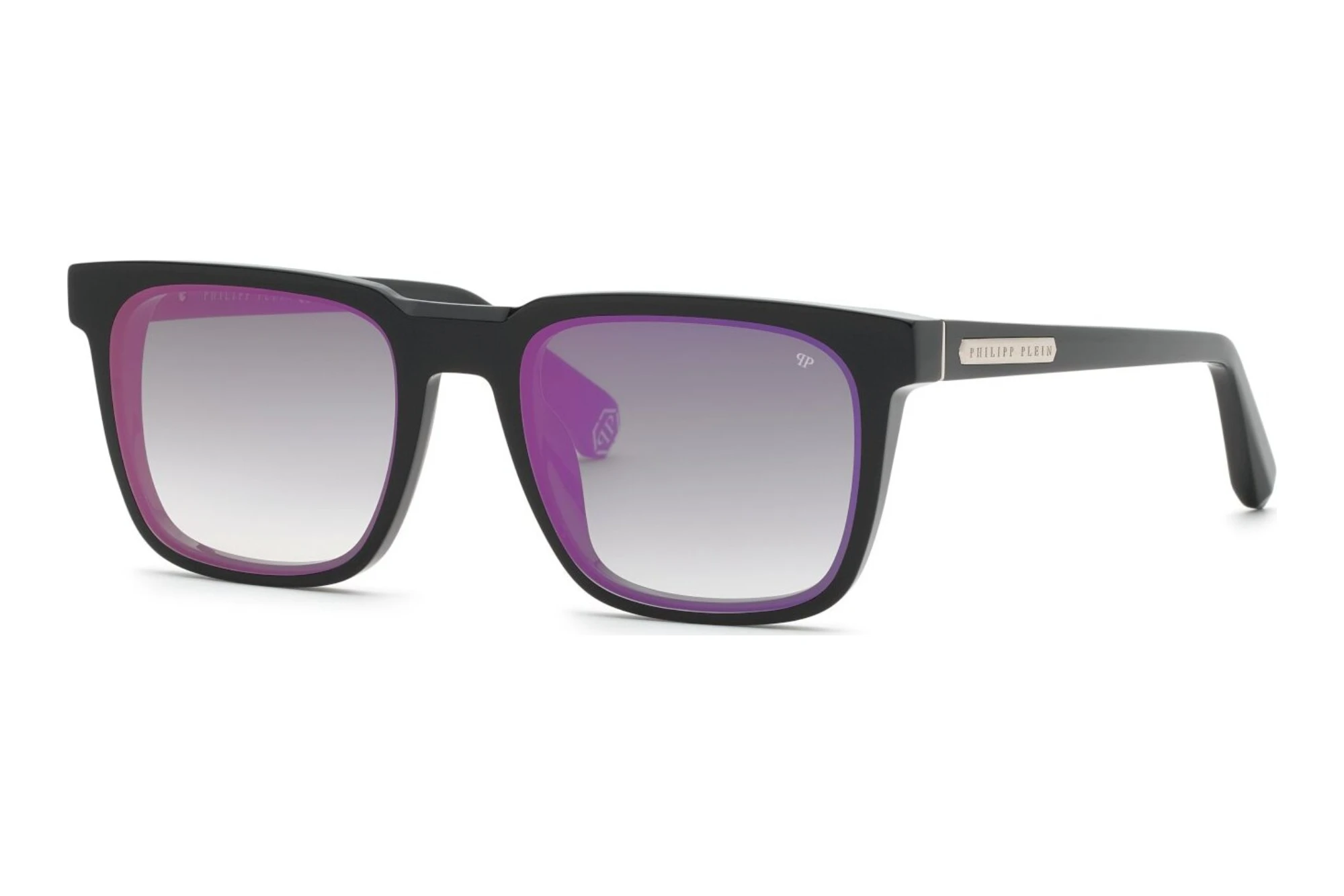 Philipp Plein   SPP212 700V SMOKE GRADIENT/MULTILAYER VIOLETSHINY BLACK