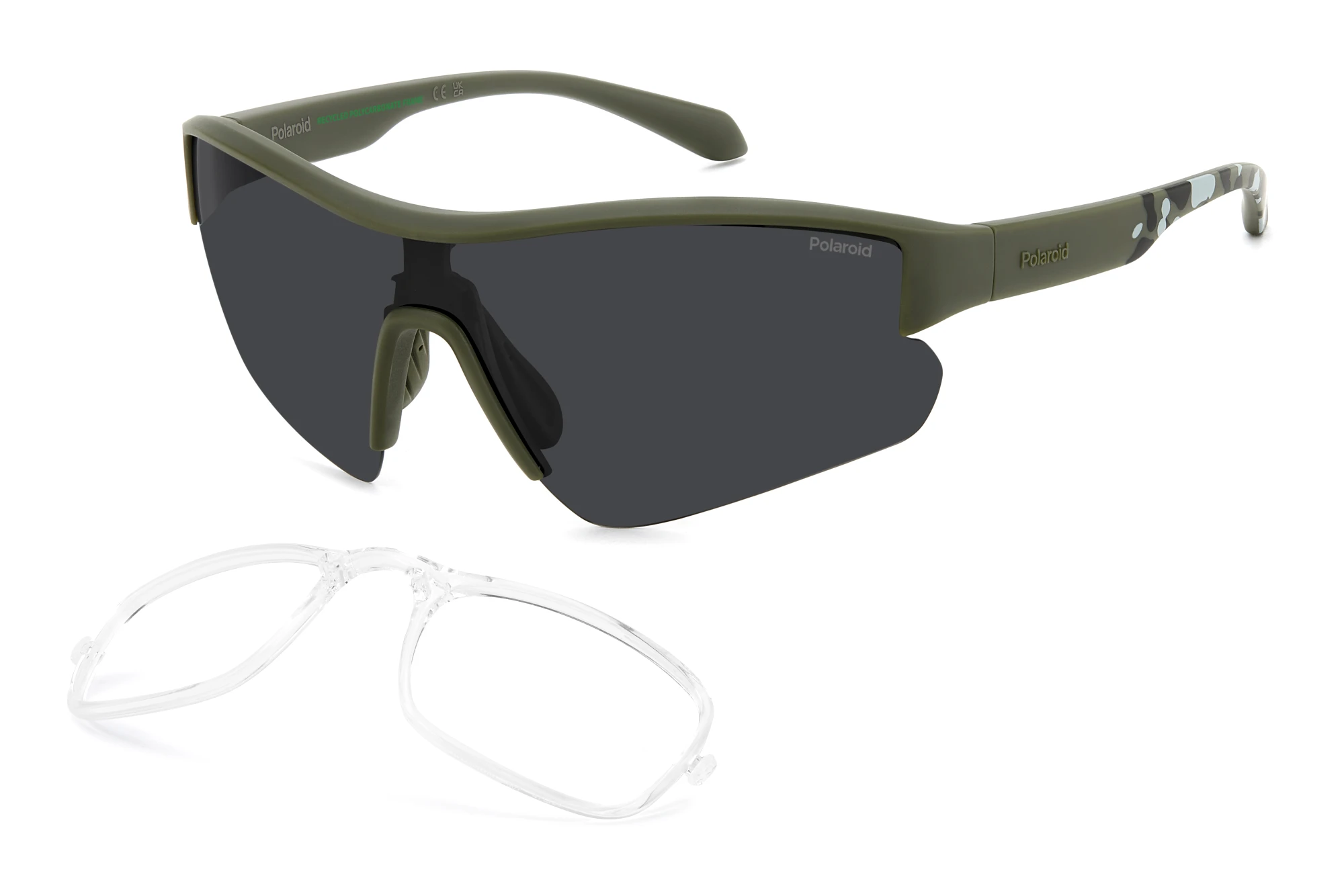 Polaroid   PLD 7061/CI/S DLD/M9 GREY POLARIZEDMATTE GREEN