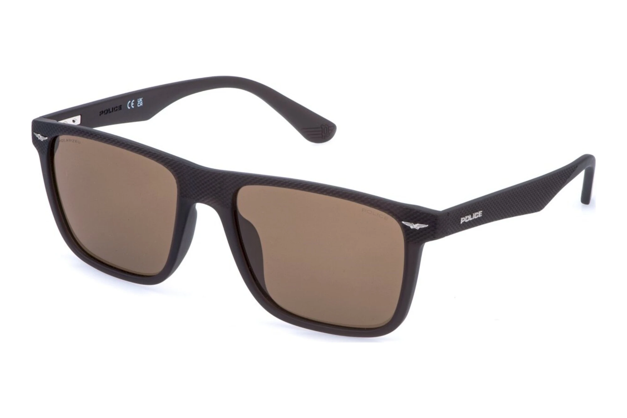 Police   SPLE02 868P BROWNTRANSPARENT GREY