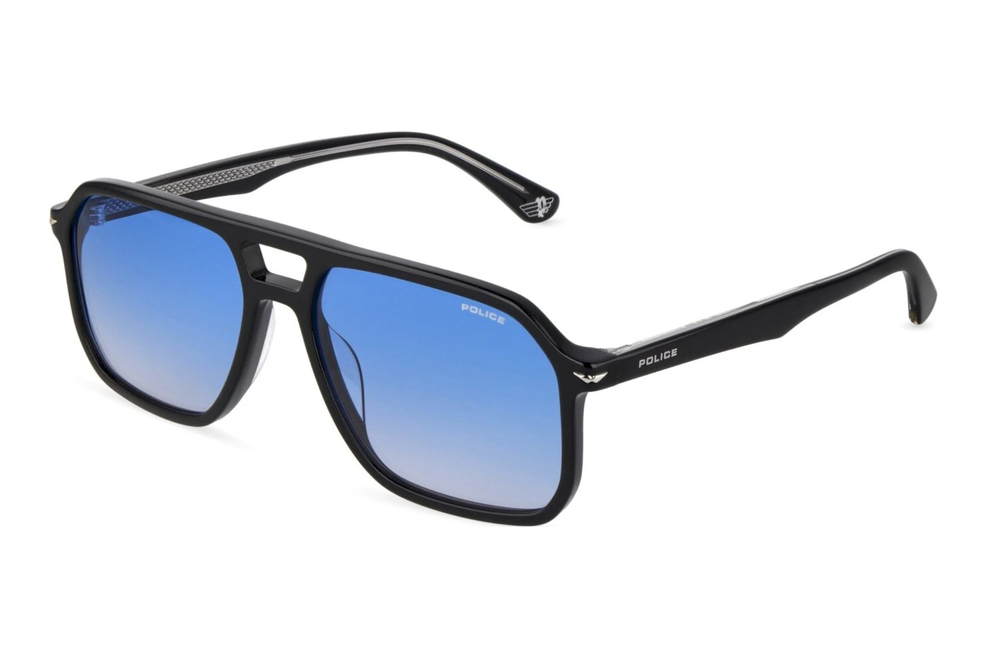 Police   SPLN21 0700 BLUE GRADIENT SMOKESHINY BLACK