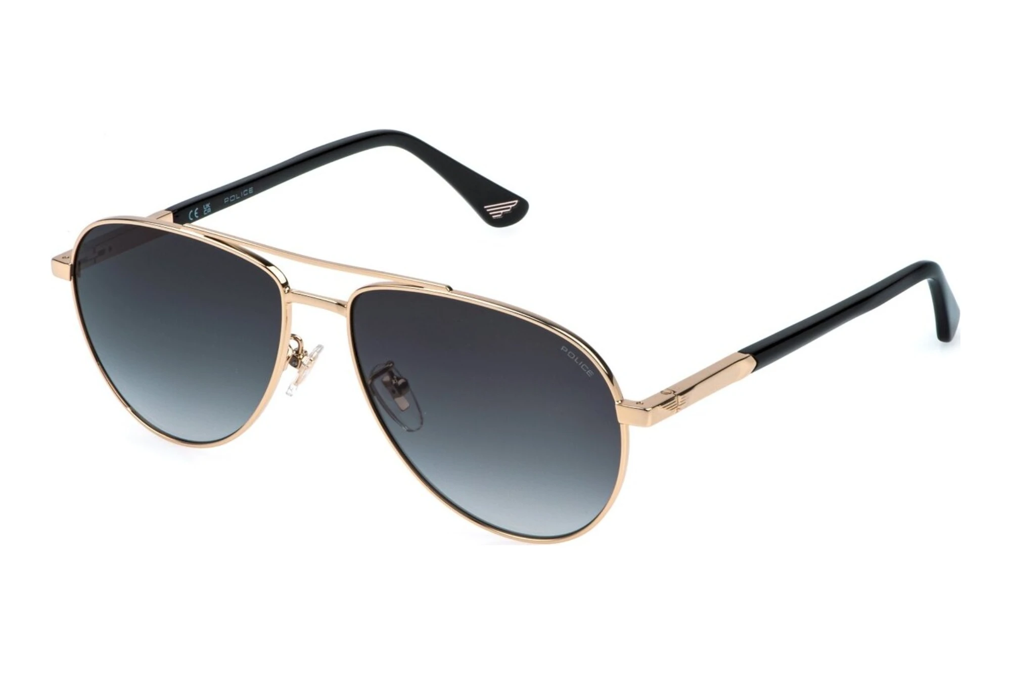 Police   SPLR77 0300 SMOKE GRADIENTSHINY ROSE GOLD