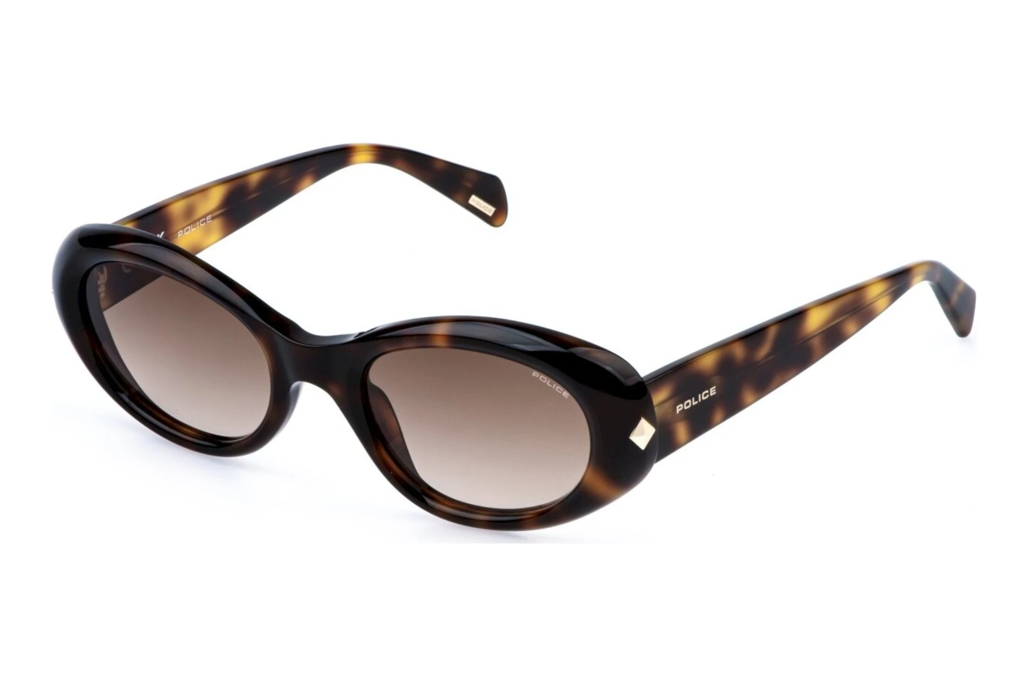 Police   SPLR93 0752 BROWN GRADIENT BROWNSHINY DARK HAVANA