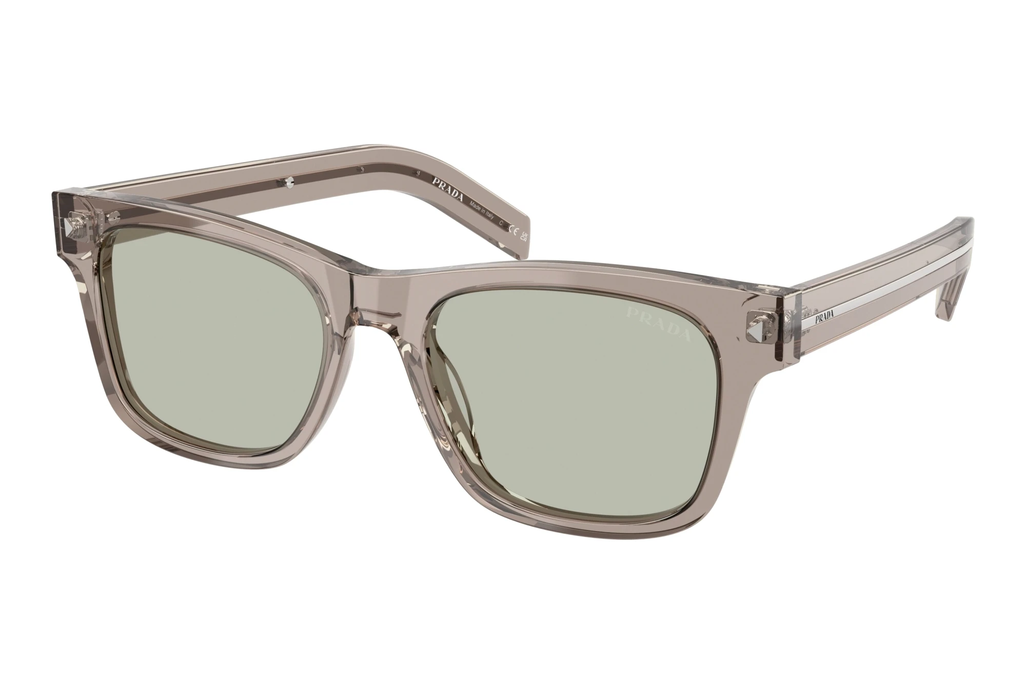 Prada   PR A17S 27P91B Grey Vintage YellowTransparent Beige