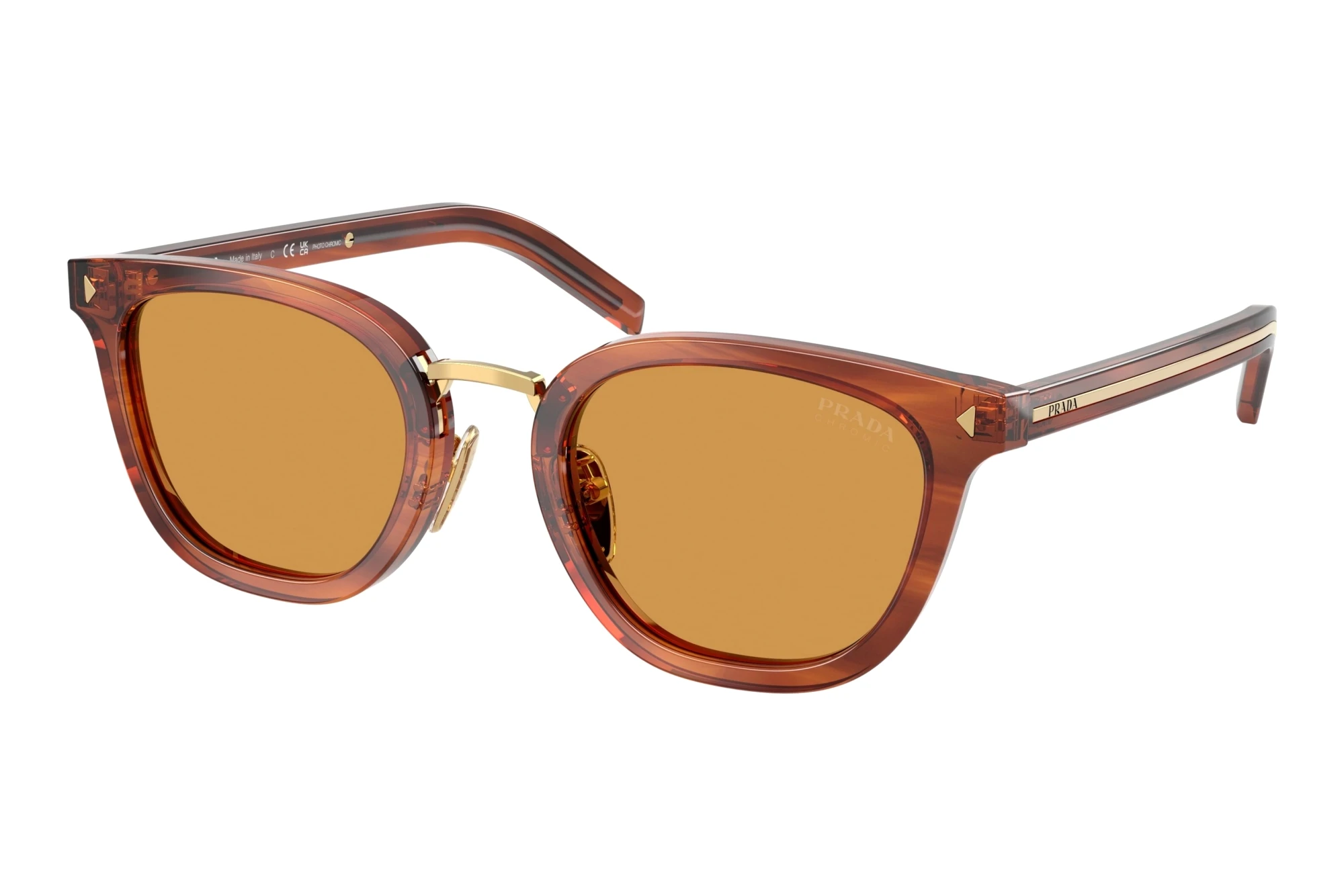 Prada   PR C01SD 27F60F Photogrey Extra YellowHavana Cognac