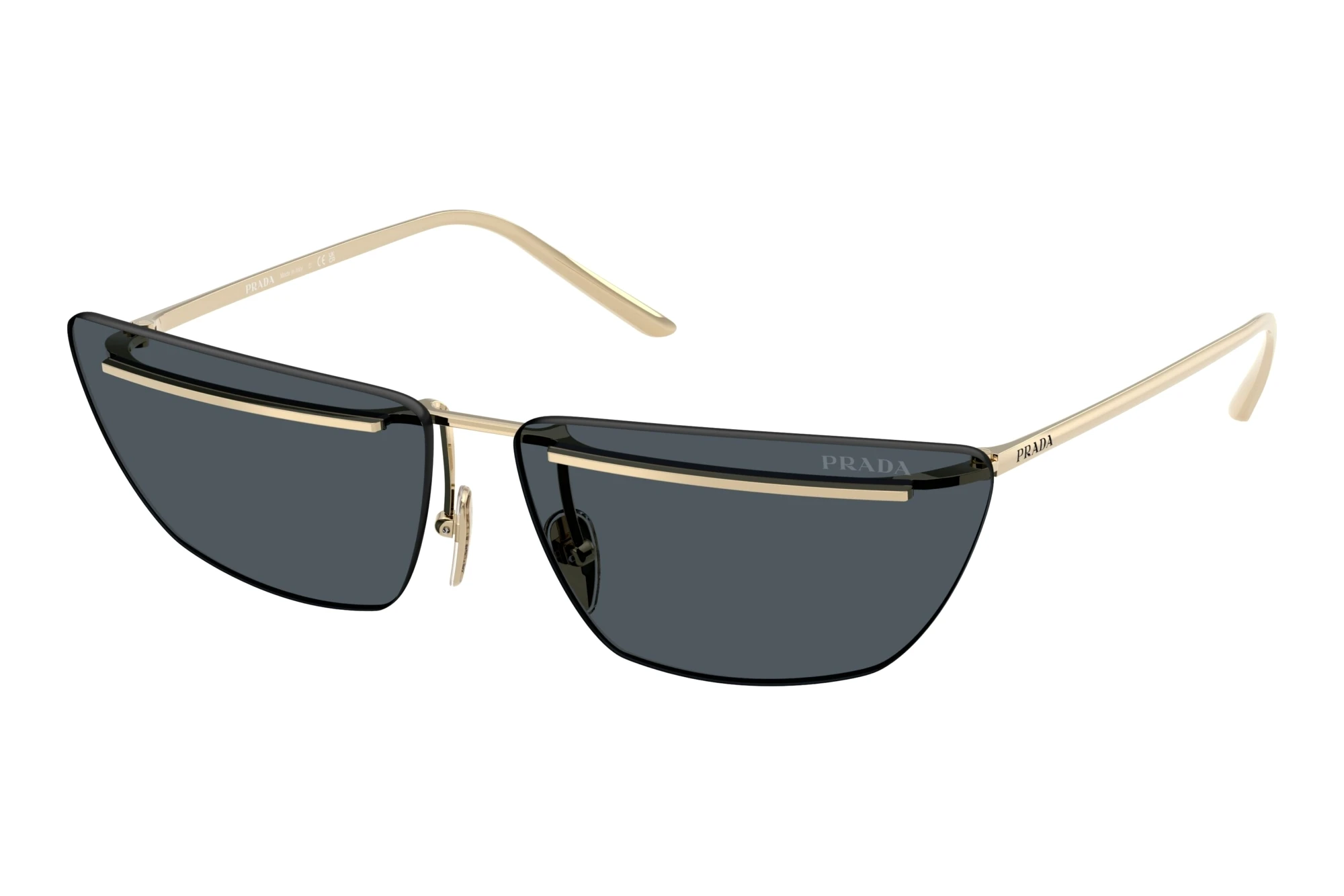 Prada   PR C52S ZVN70B Dark GreyPale Gold