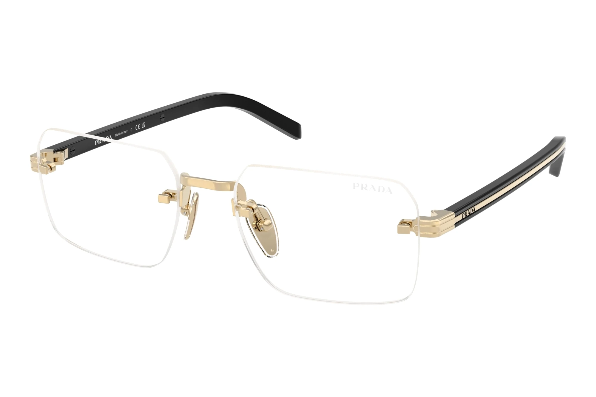 Prada   PR D55S ZVN10W Blue-Violet Light FilterPale Gold