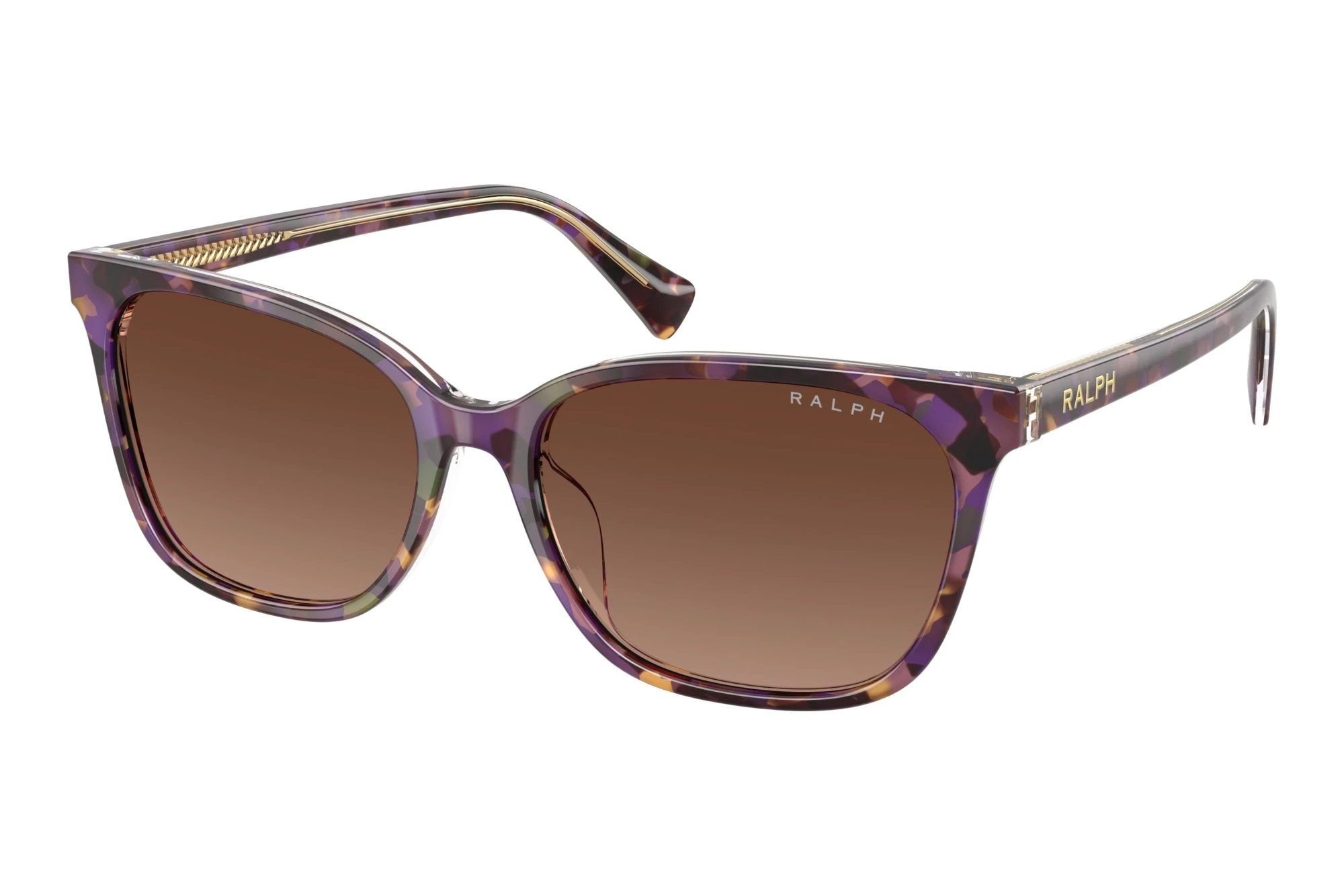 Ralph   RA5348U 6303T5 Polarized Gradient BrownViolet Havana/Transparent