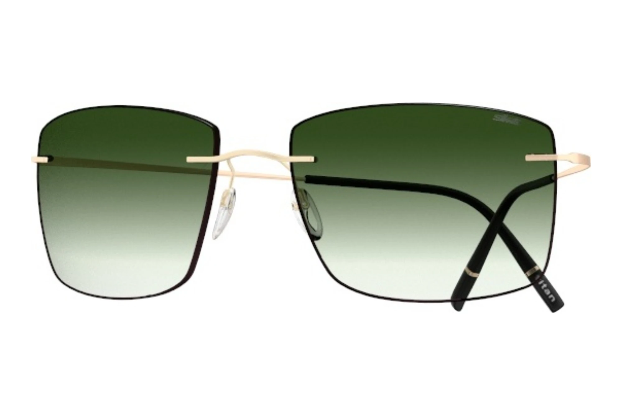 Silhouette   8741 7630 greenGold / Black