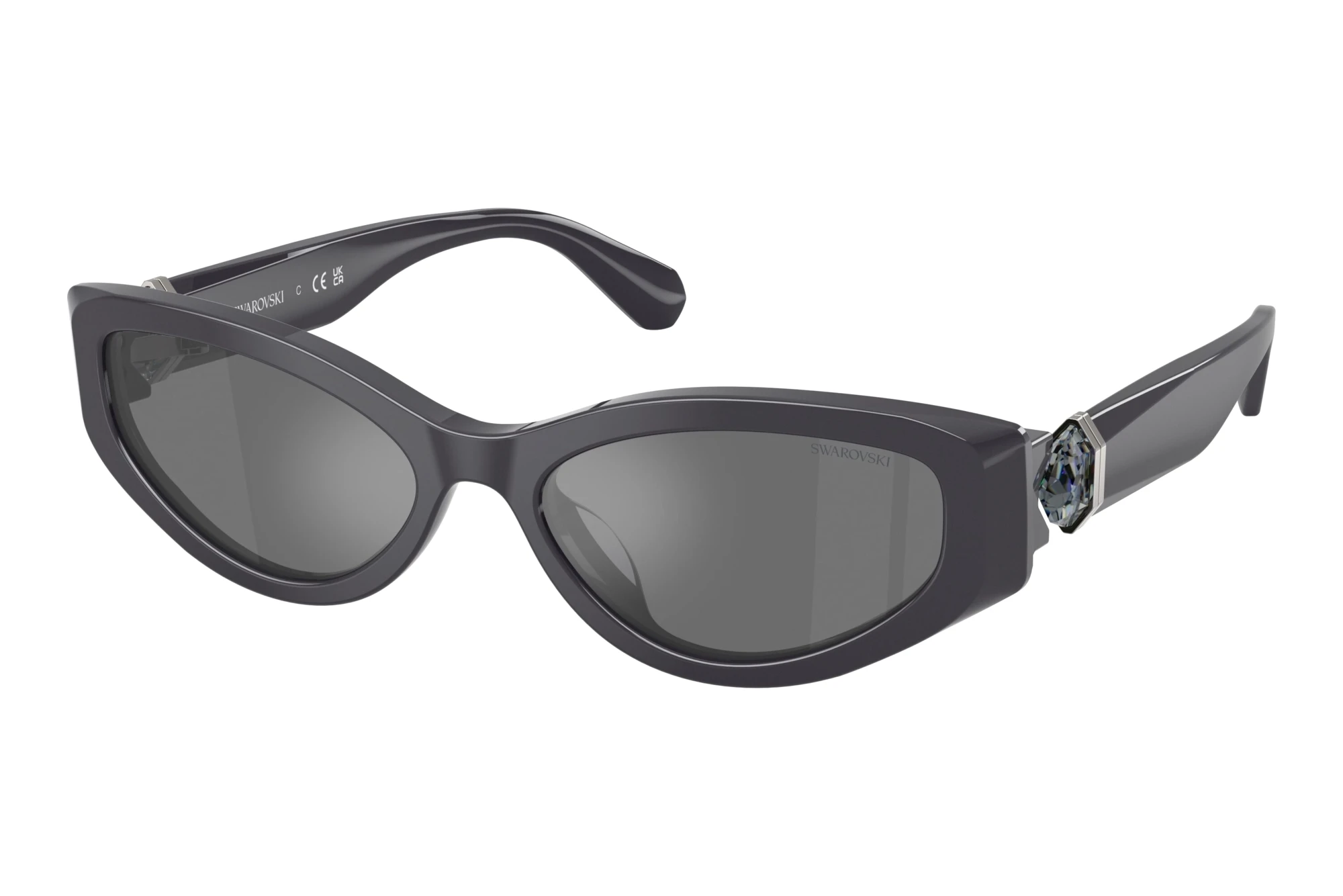 Swarovski   SK6045U 10836G Grey Mirror BlackDark Grey