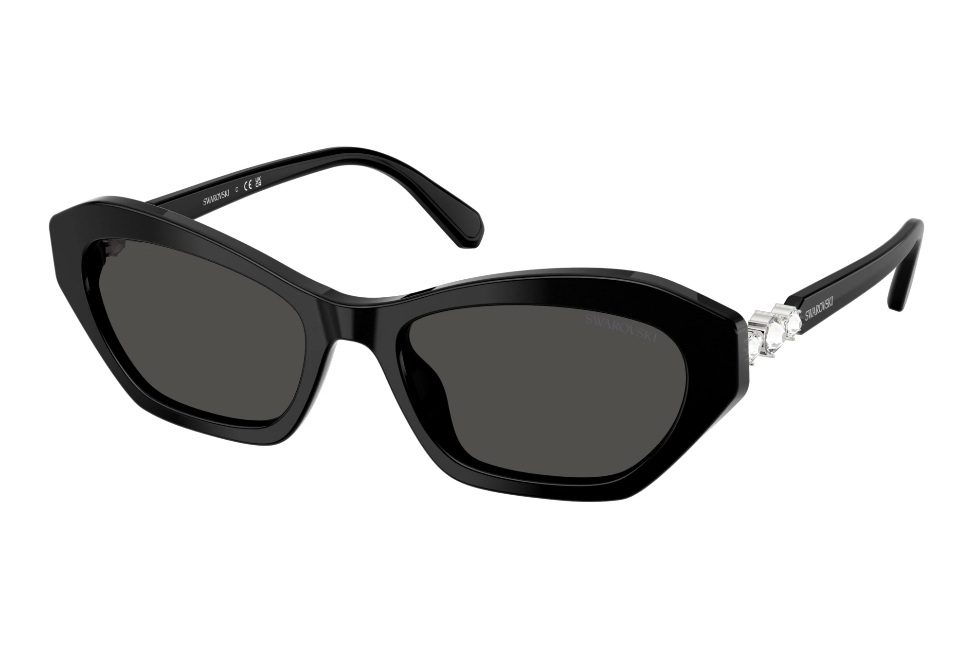Swarovski   SK6048 103887 Dark GreyBlack