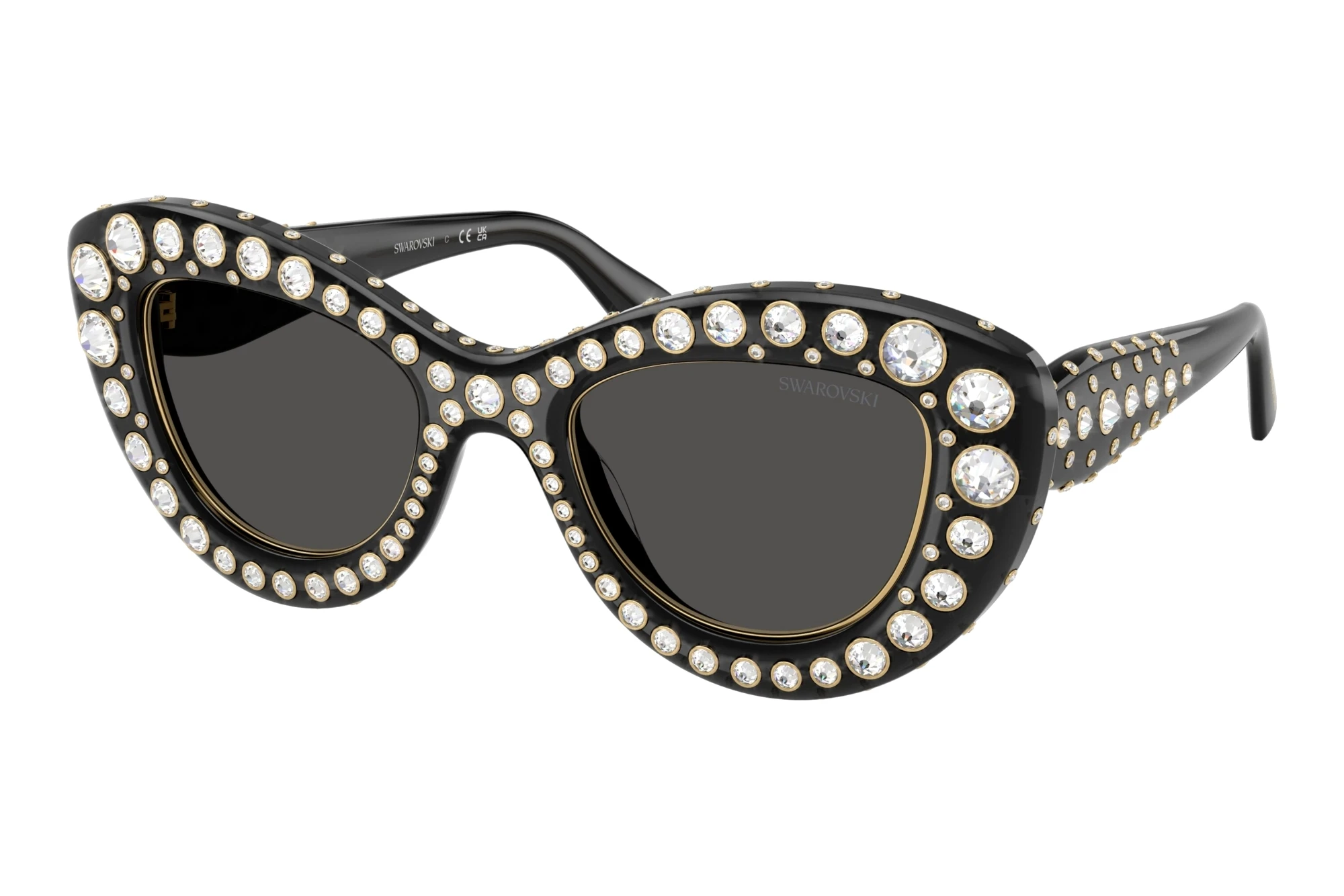 Swarovski   SK6060 110487 Dark GreyTransparent Dark Grey