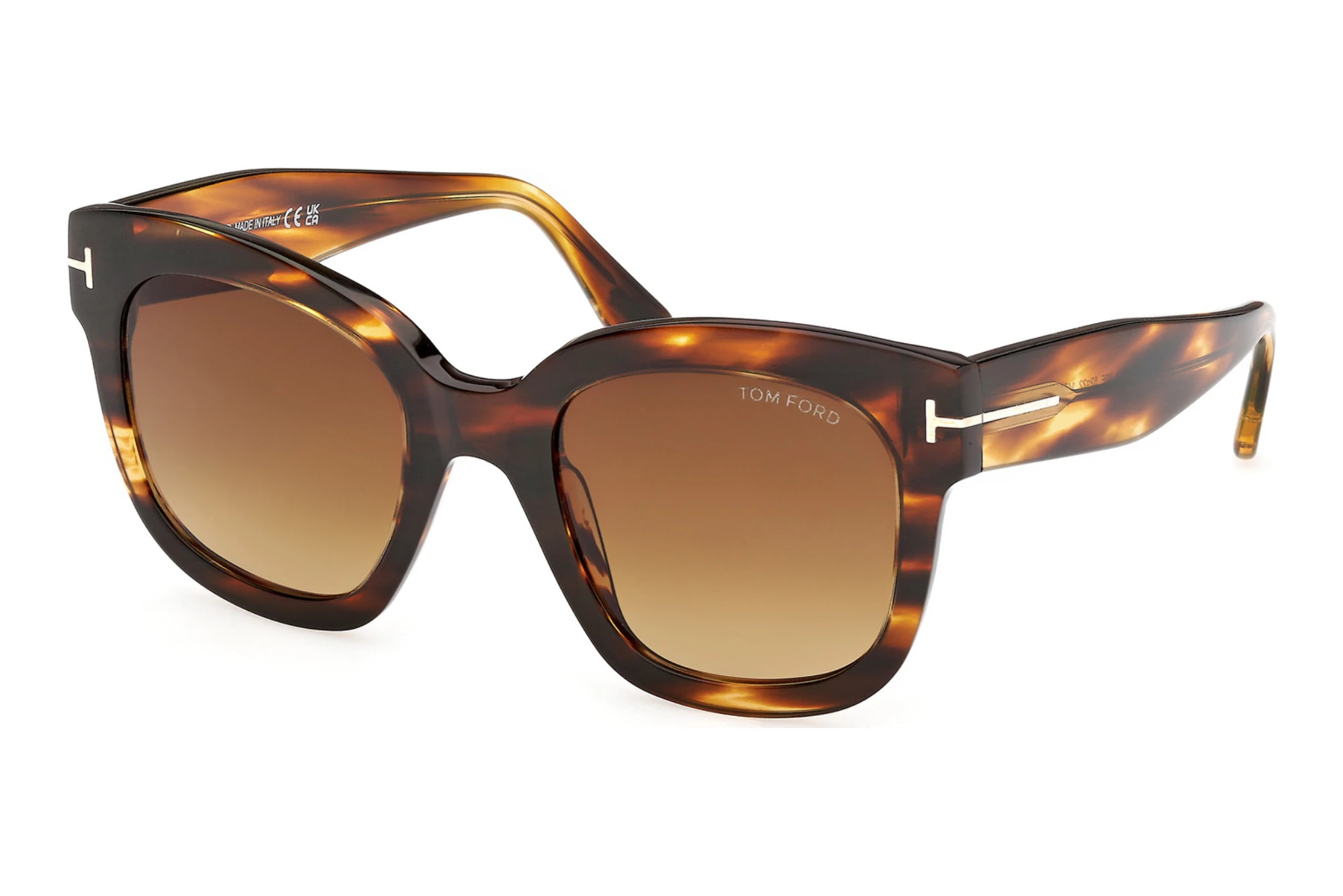 Tom Ford   FT0613 55F braun verlaufendBunt Havanna