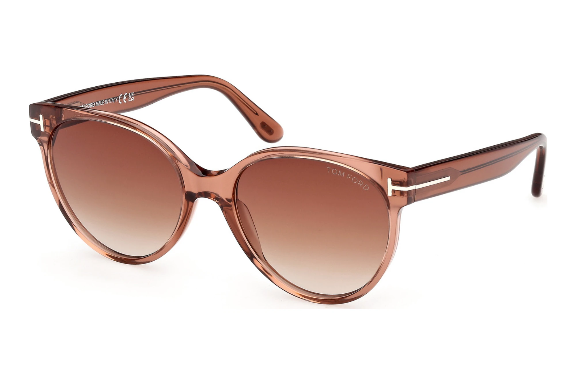 Tom Ford   FT1311 45F braun verlaufendGlänzend Hellbraun