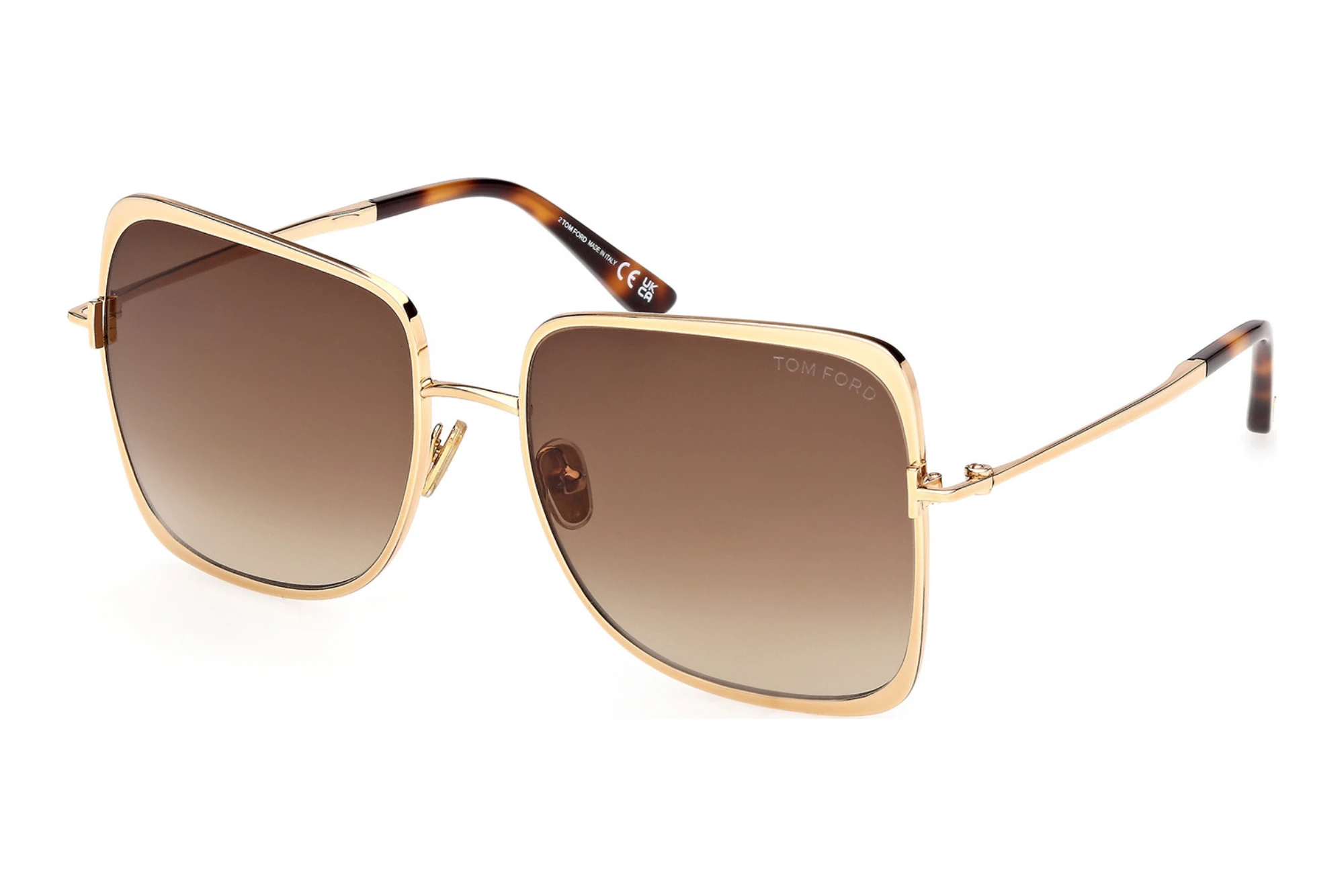 Tom Ford   FT1319 30F braun verlaufendGlänzend Tiefgold