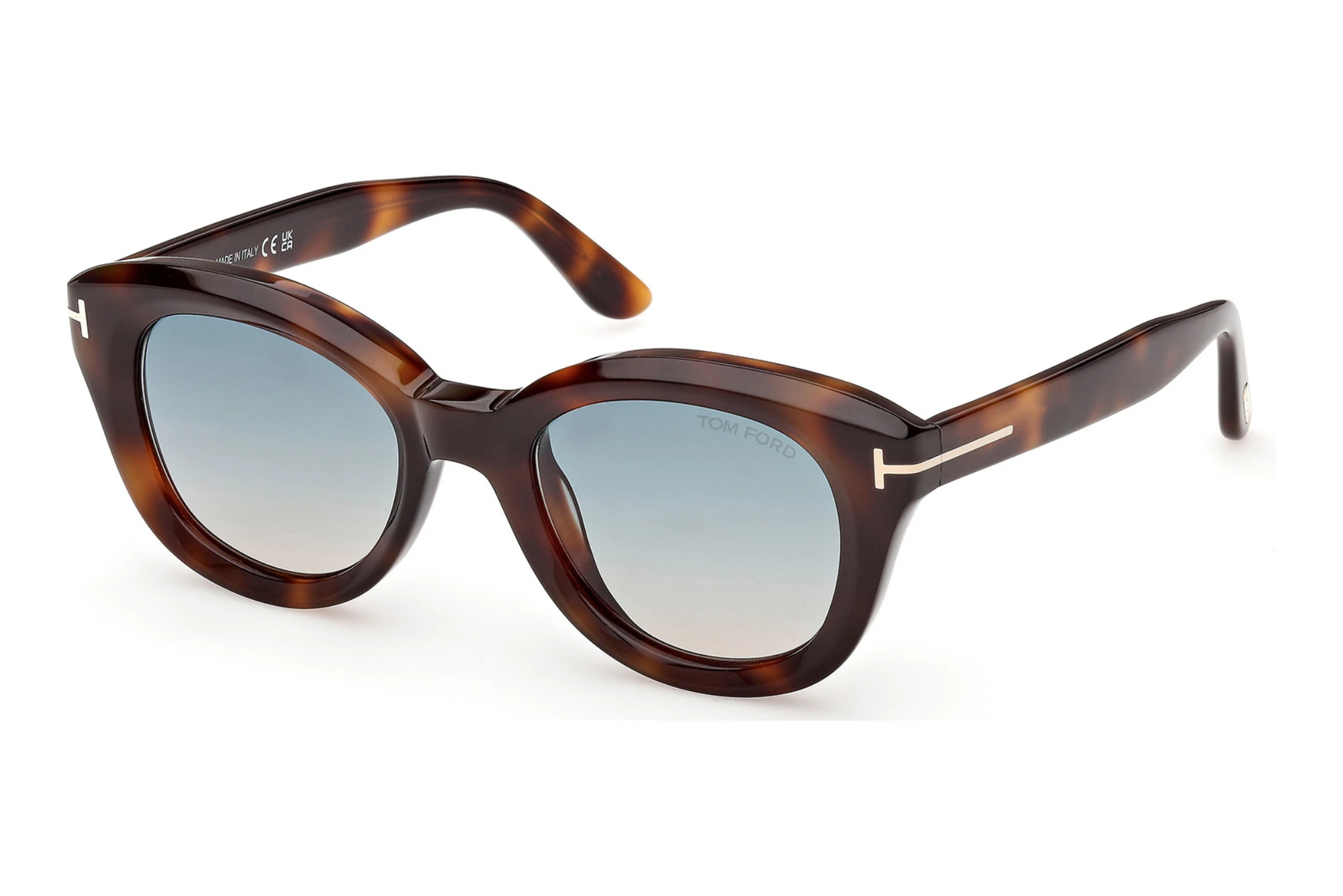 Tom Ford   FT1344 53P grün verlaufendBlond Havanna