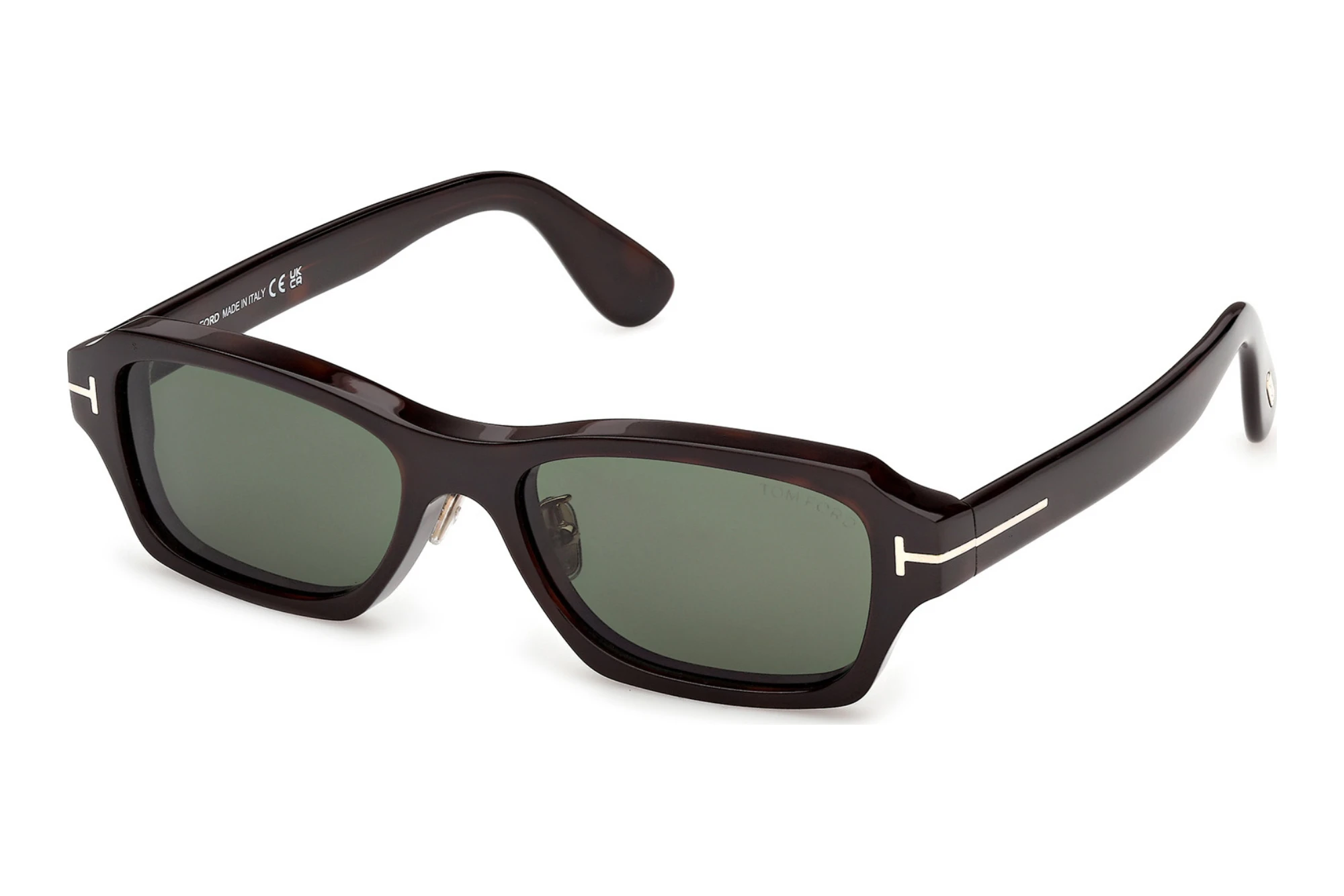Tom Ford   FT1351-D 52N grünDunkel Havanna