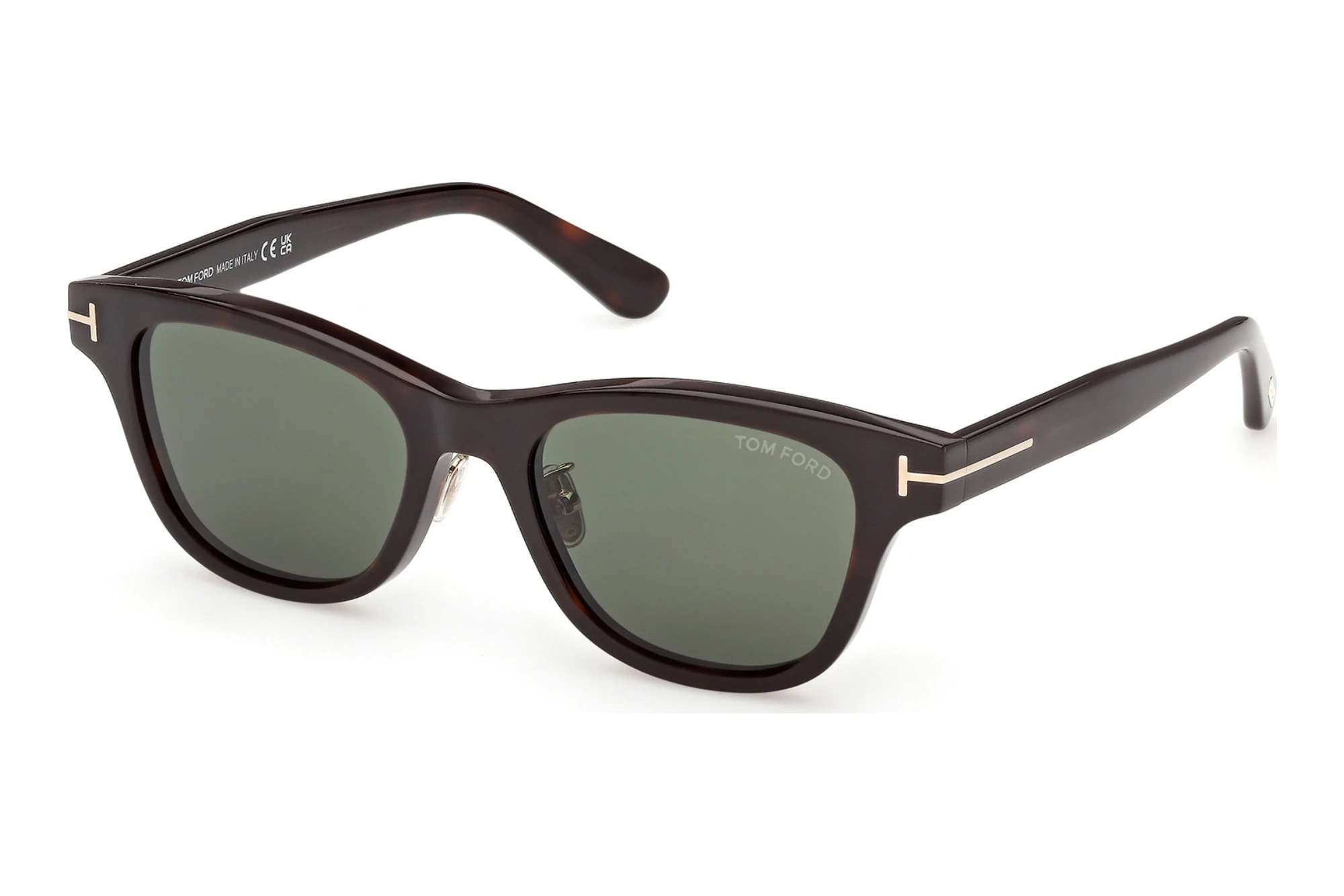Tom Ford   FT1353-D 52N grünDunkel Havanna