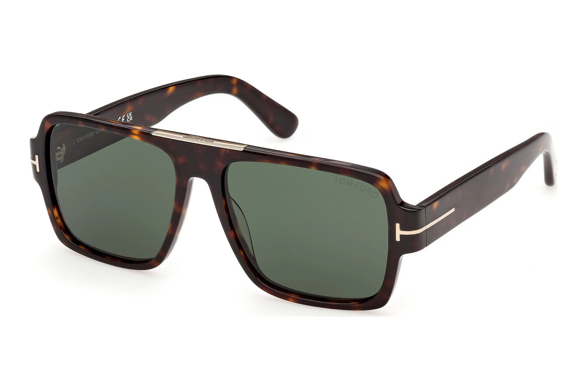 Tom Ford   FT1408 52N grünDunkel Havanna