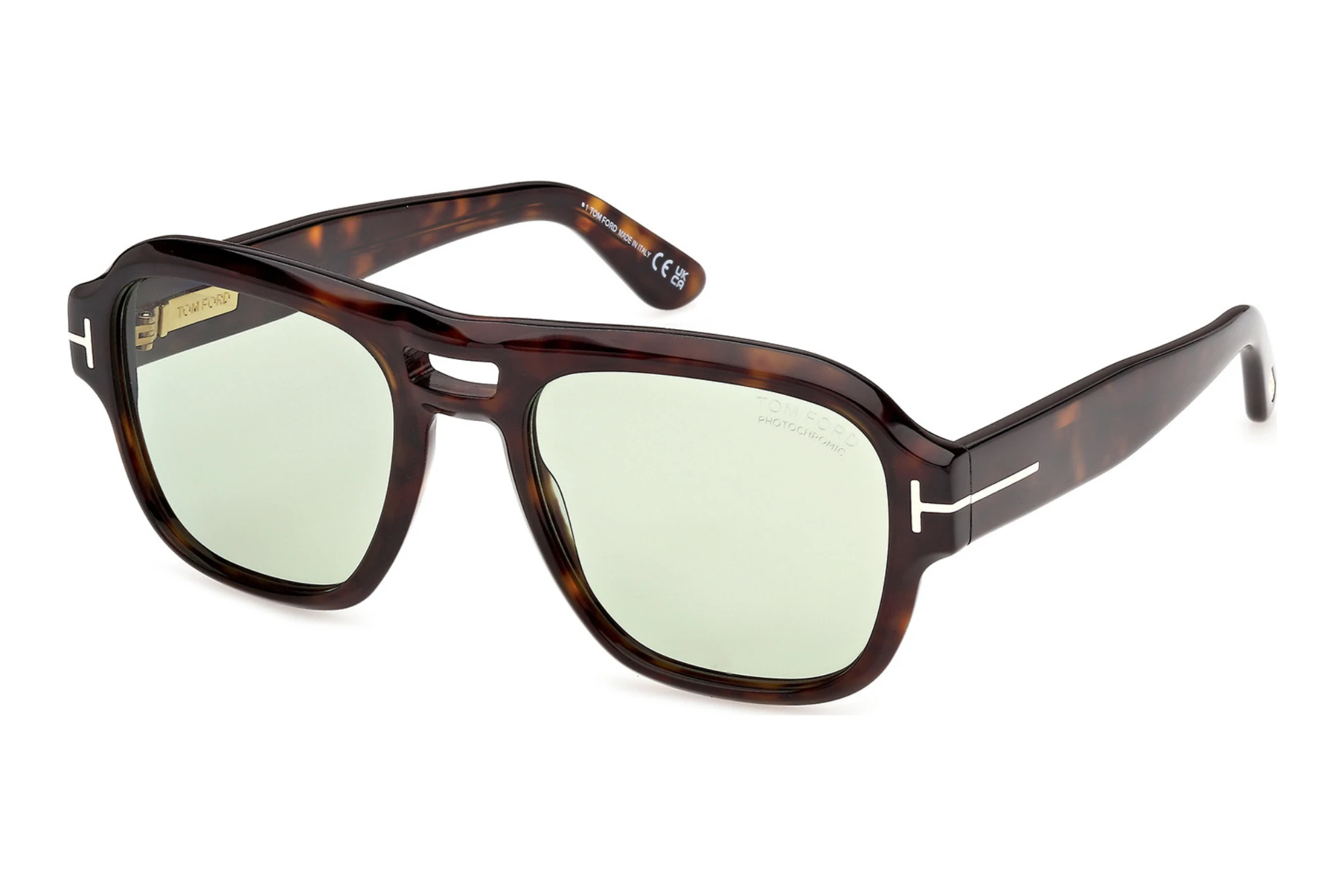 Tom Ford   FT1484 52N grünDunkel Havanna