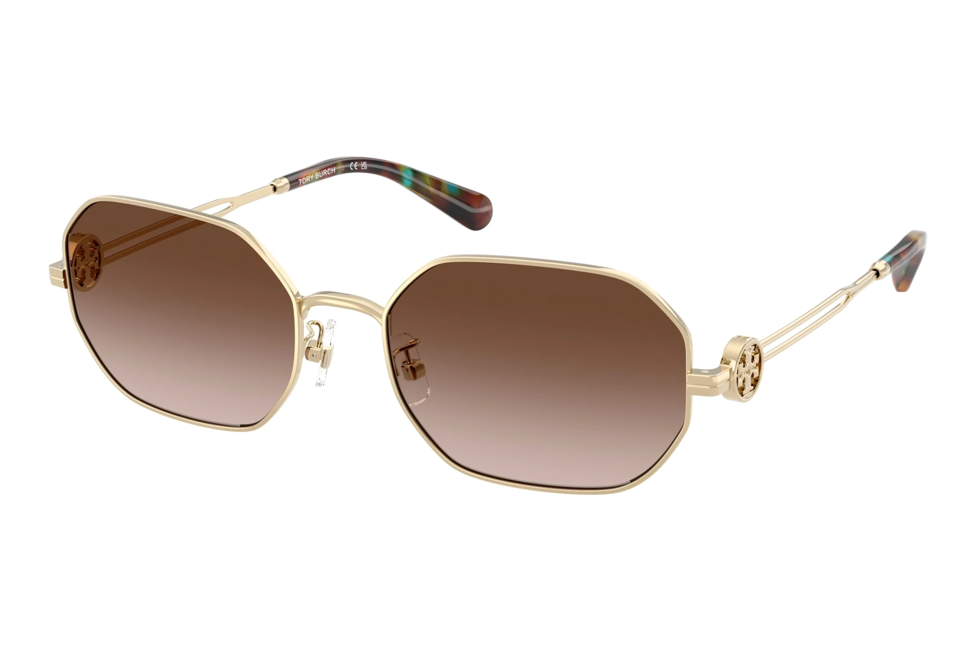 Tory Burch   TY6113 334613 Brown GradientShiny Light Gold