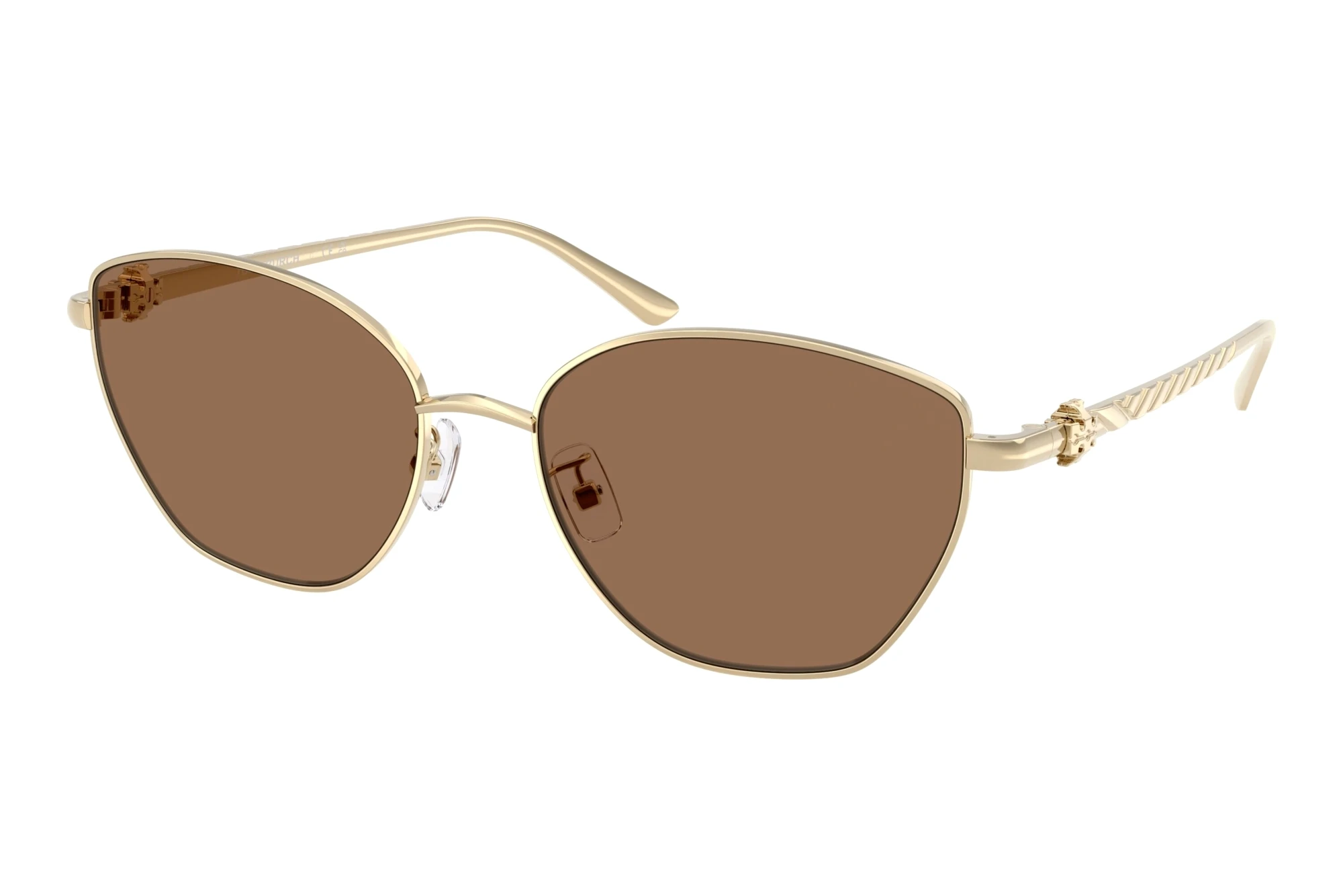 Tory Burch   TY6121 334673 Solid BrownShiny Light Gold