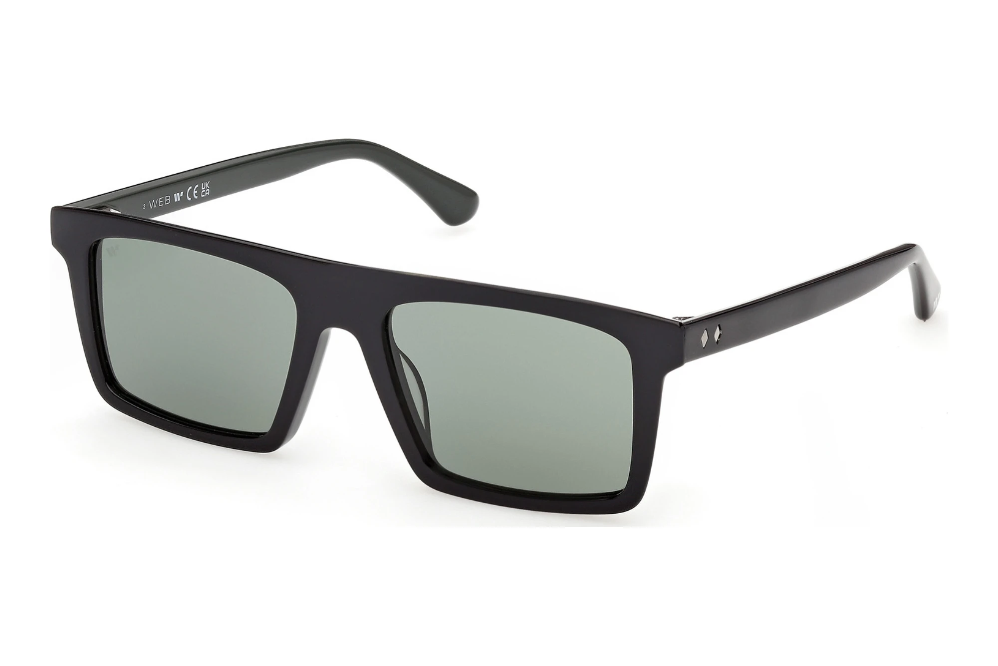 Web Eyewear   WE0397 05N grünSchwarz/Einfarbig