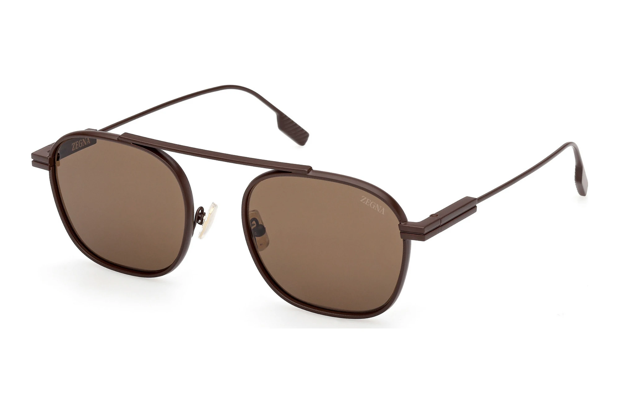 Zegna   EZ0290 49E braunMatt Dunkelbraun