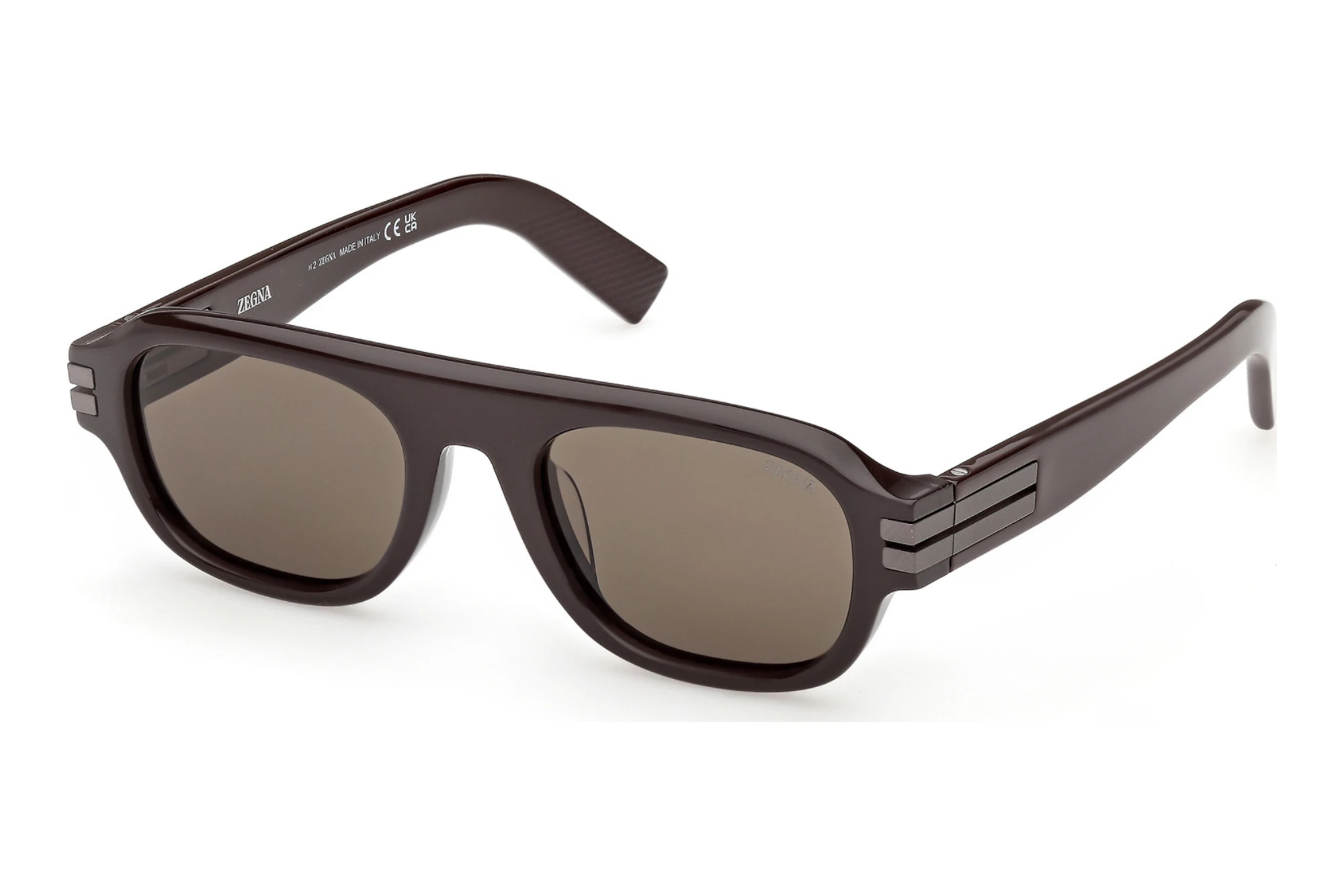 Zegna   EZ0304 48N grünGlänzend Dunkelbraun