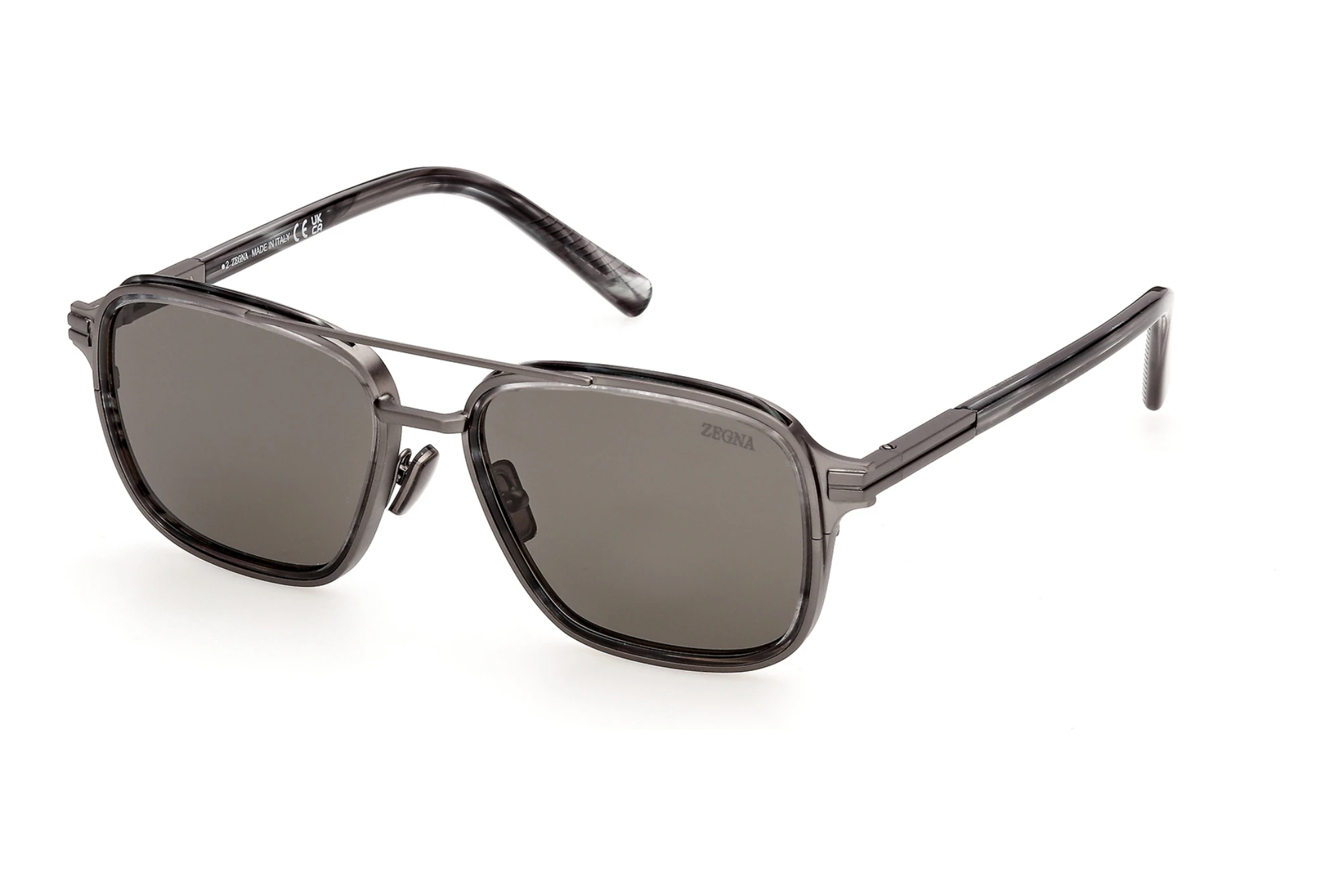 Zegna   EZ0321 08D grau polarisierendGrau/Gestreift