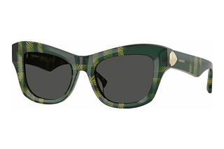 Burberry BE4442U 412587 Dark GreyCheck Green