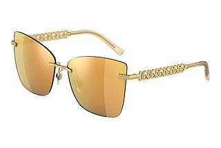 Dolce & Gabbana DG2289 02/7P Brown Mirror GoldGold